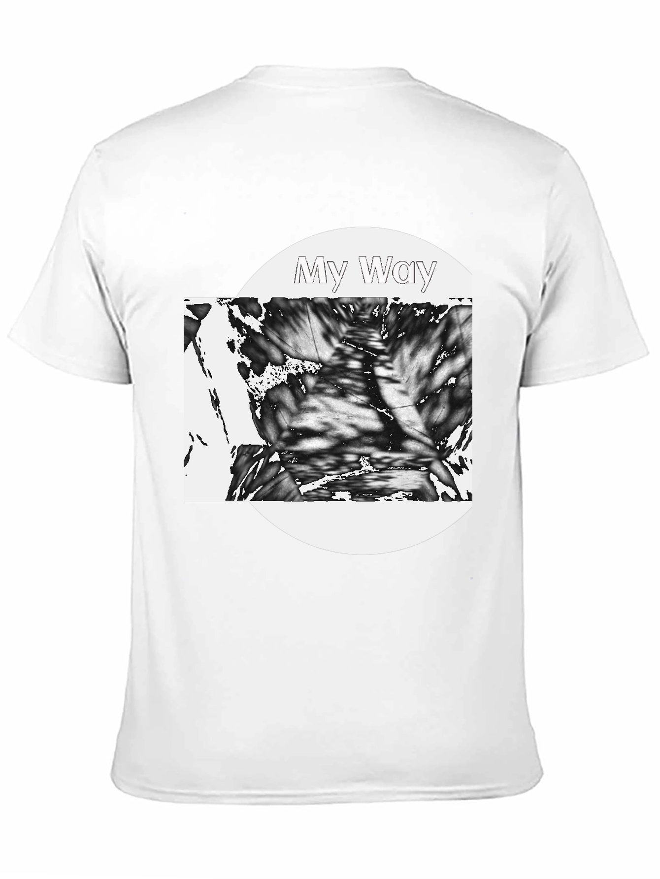 Black My Way Graphic Tee - Black Casual Shirt view 11