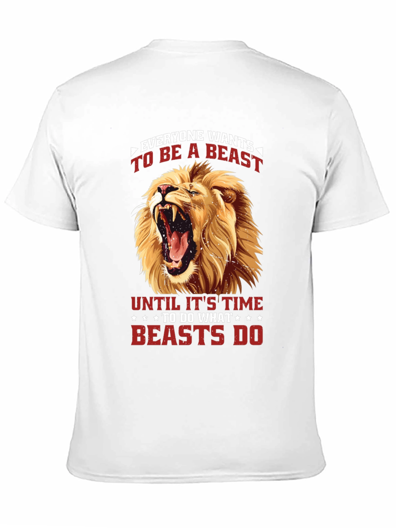 Black Lion Beast Graphic T-Shirt - Bold Statement Tee view 11