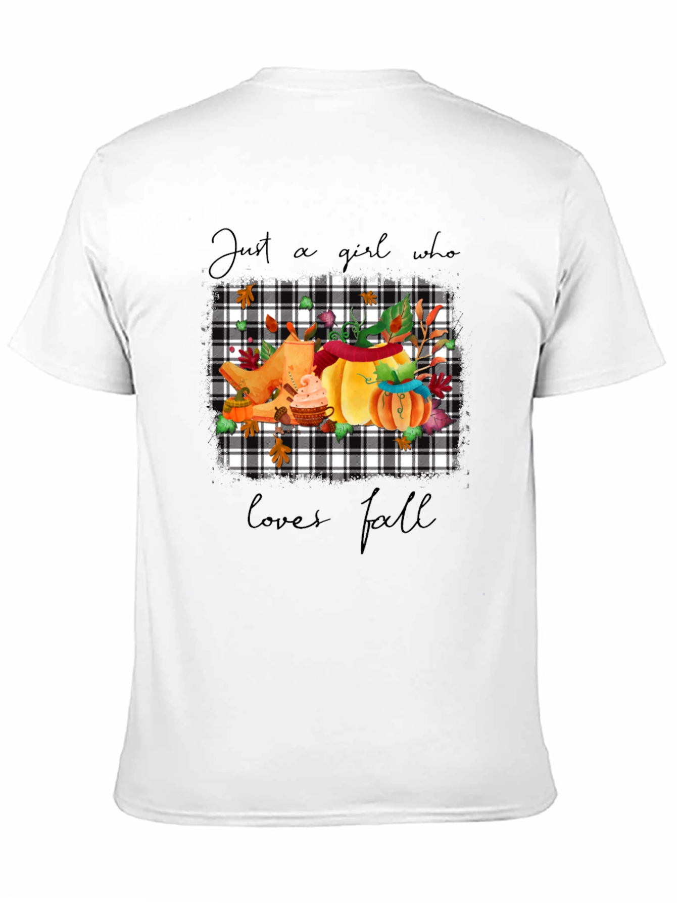 Black Fall Lover's Tee: Pumpkin Spice & Everything Nice view 11