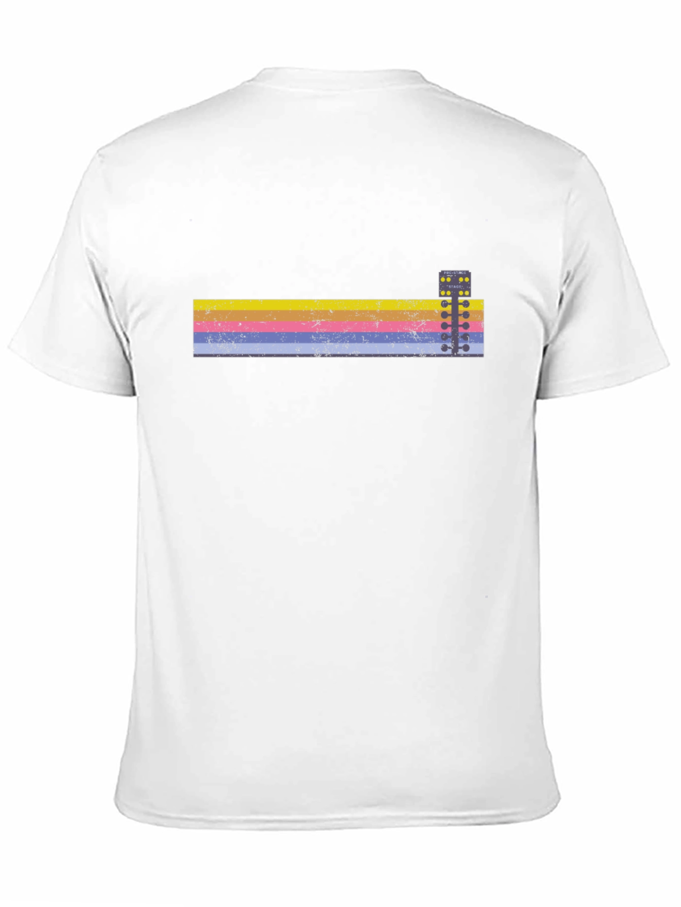 Black Sunset Drag Race Tree T-Shirt view 11