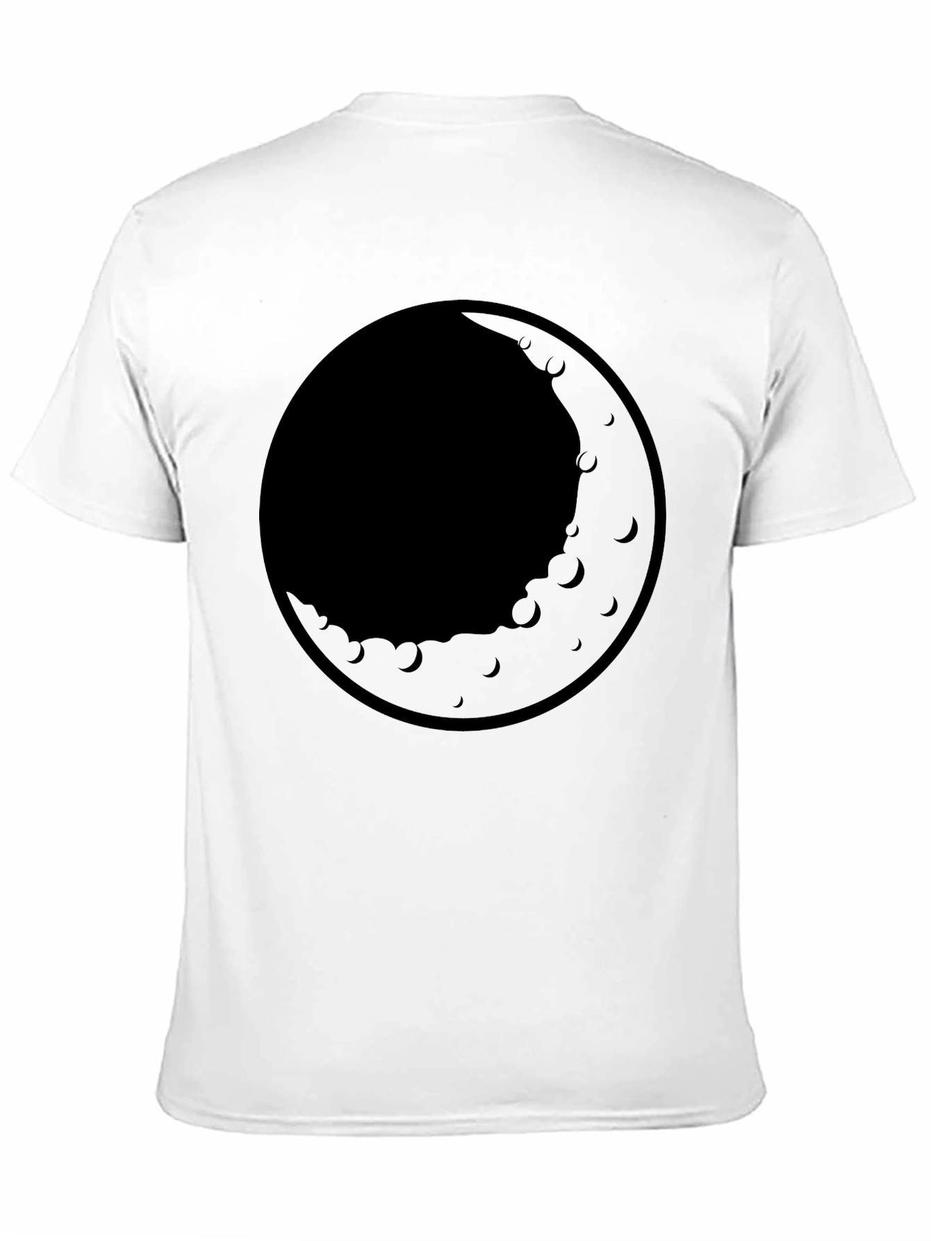 Black Men's Black Moon Graphic T-Shirt view 11