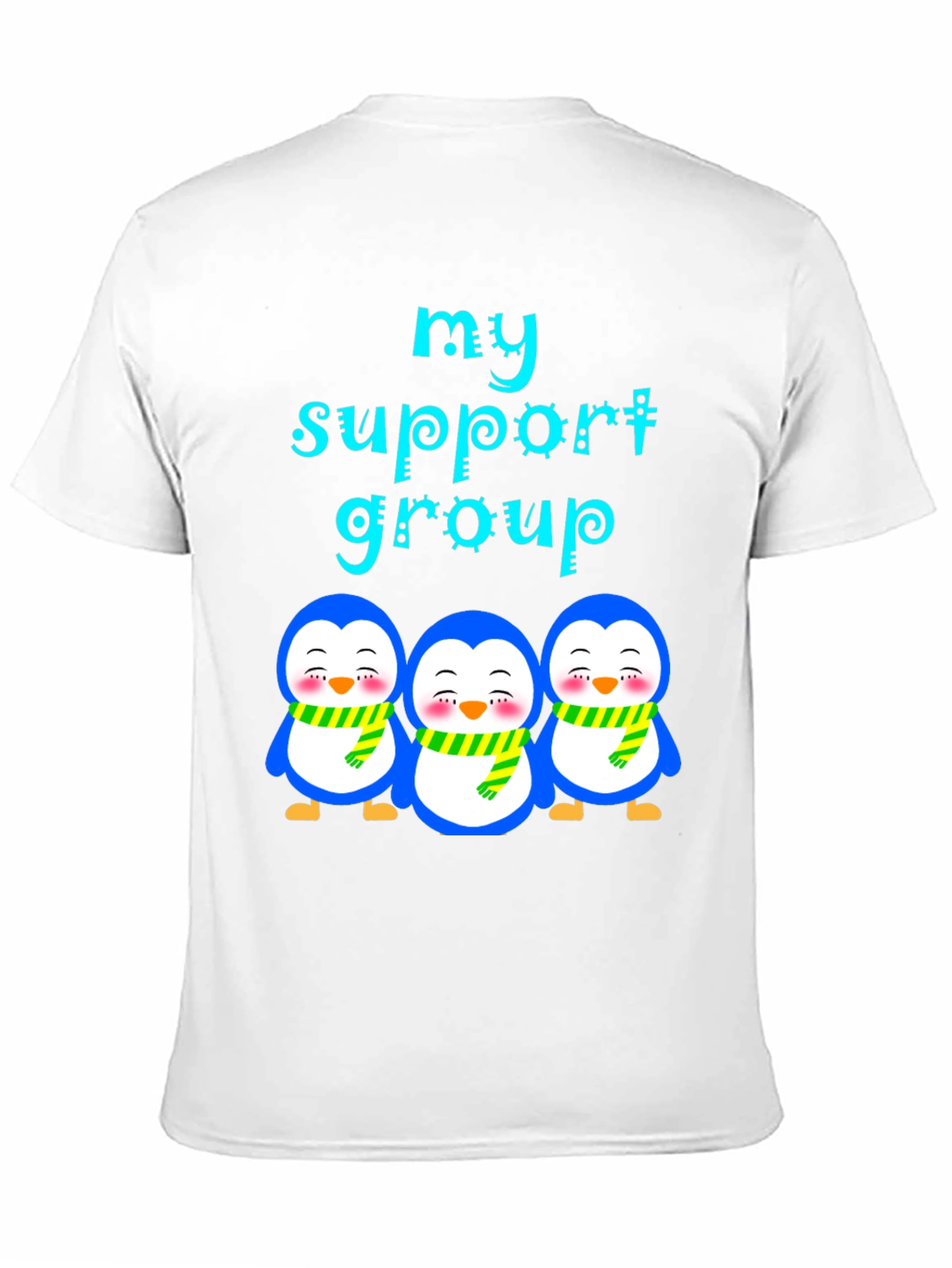 Black Penguin Support Group Graphic Tee - Unisex view 11