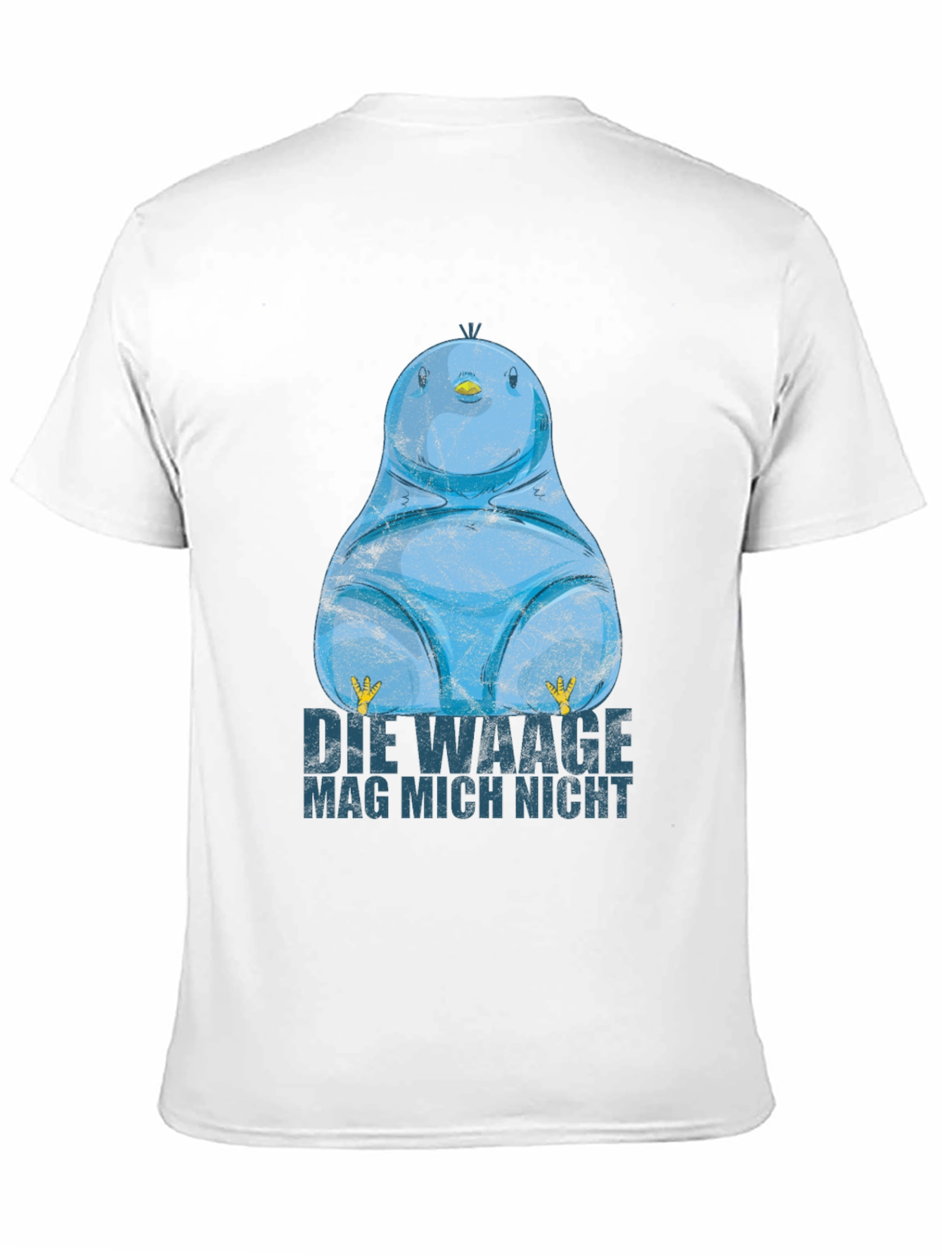 Black Funny Blue Bird T-Shirt - Die Waage Mag Mich Nicht view 11