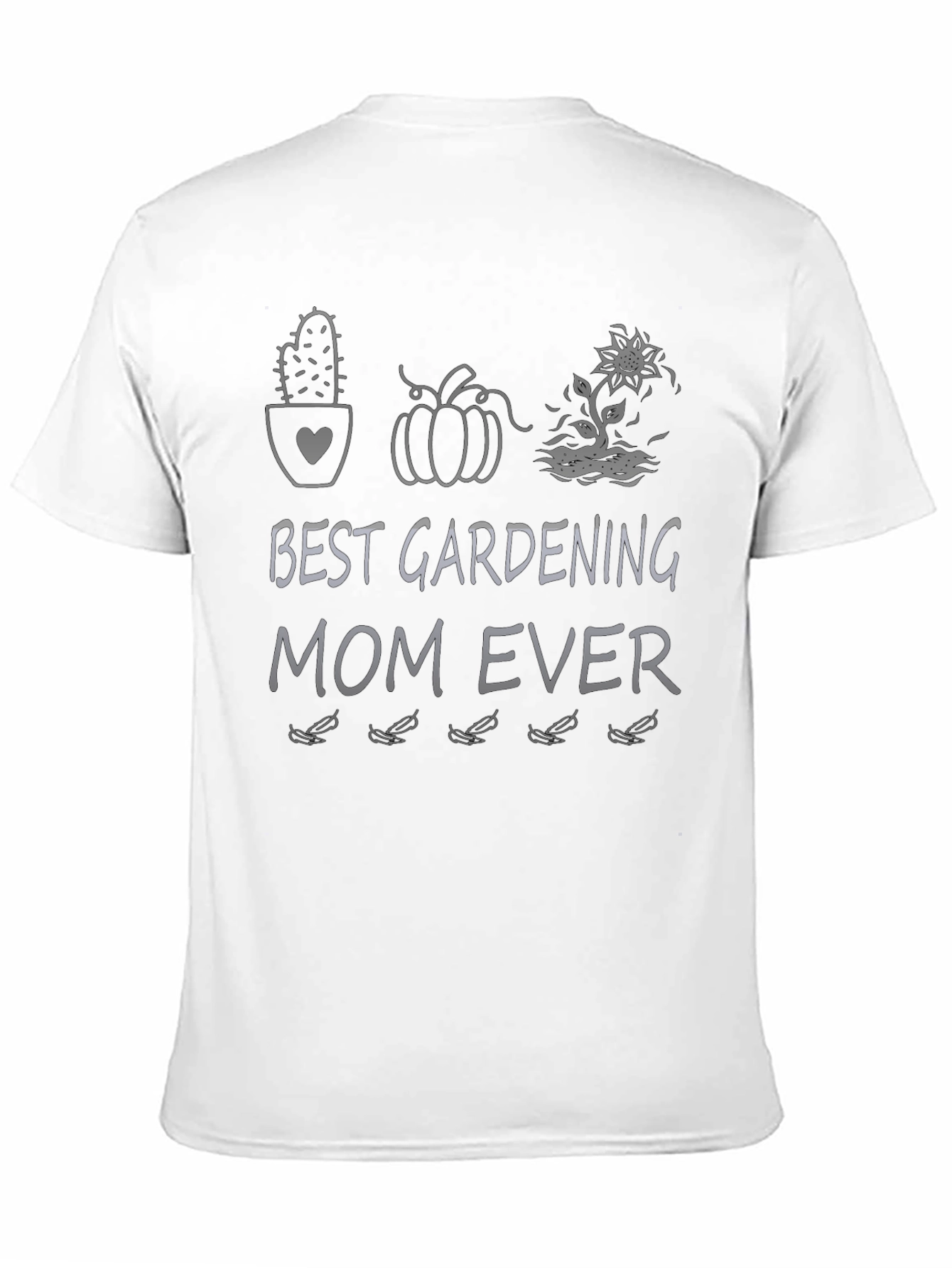 Black Best Gardening Mom Ever T-Shirt, Garden Lover Tee view 11