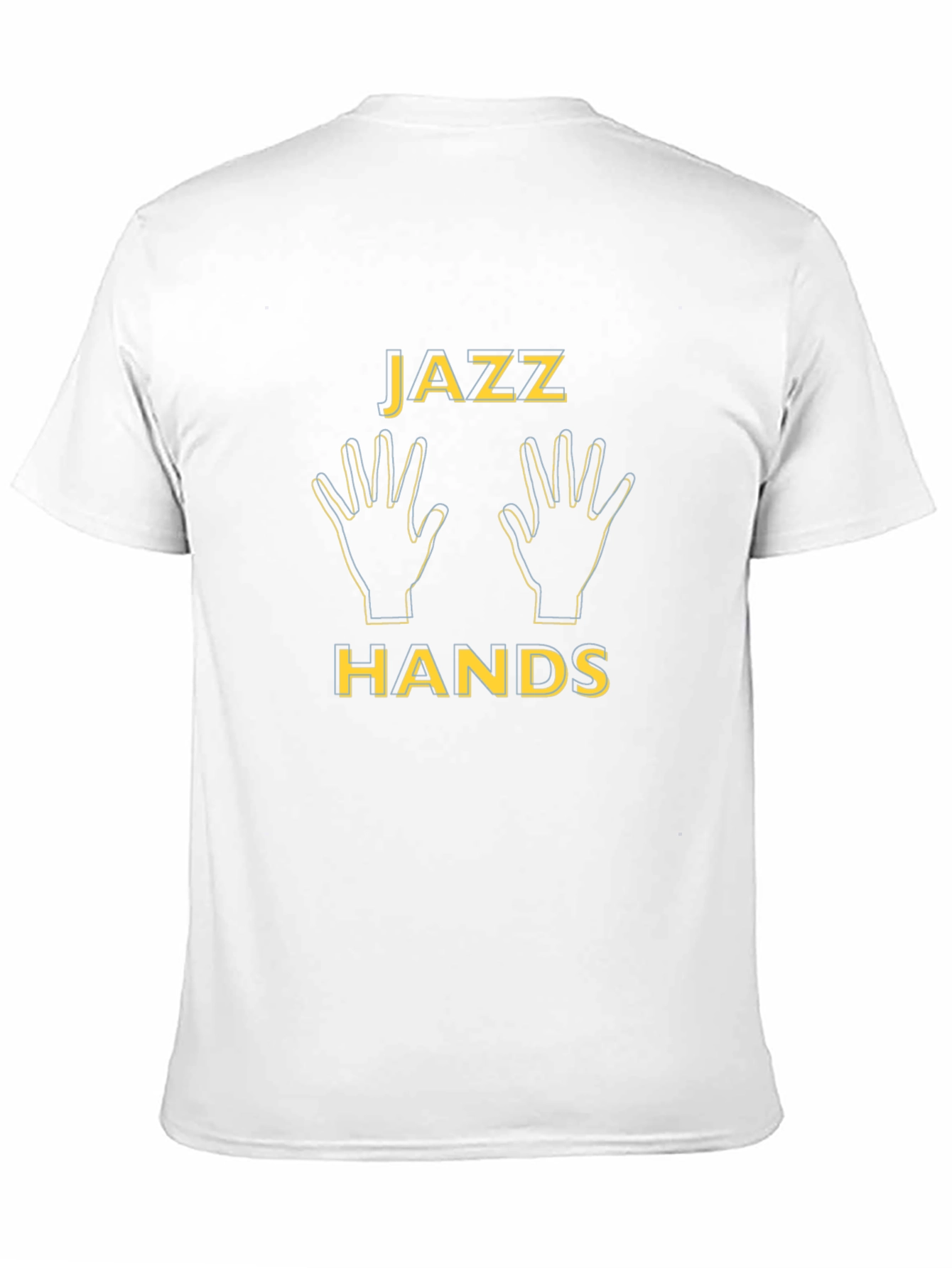 Black Jazz Hands Graphic Tee - Black Unisex T-Shirt view 11