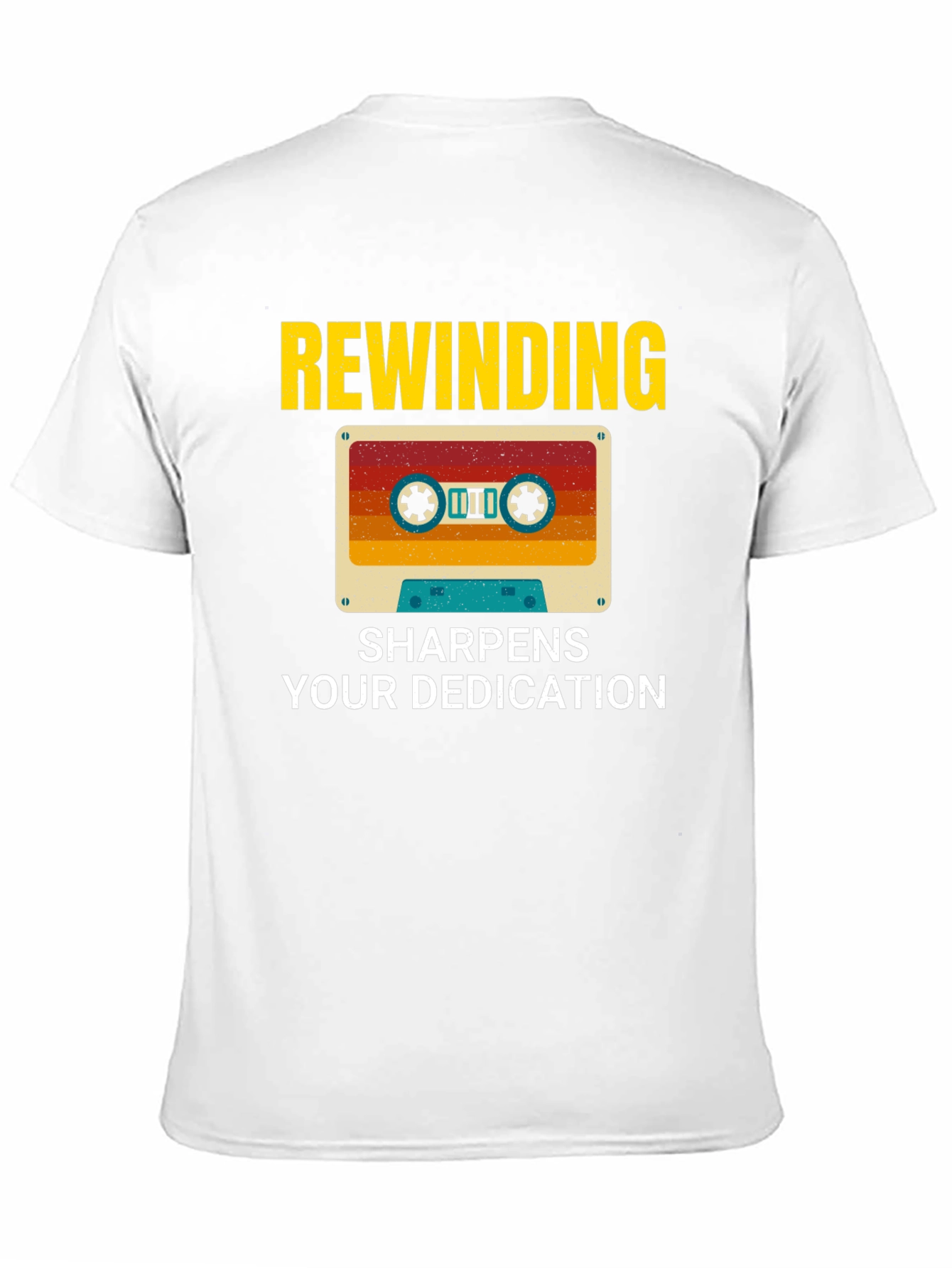 Black Rewinding Dedication Black T-Shirt view 11