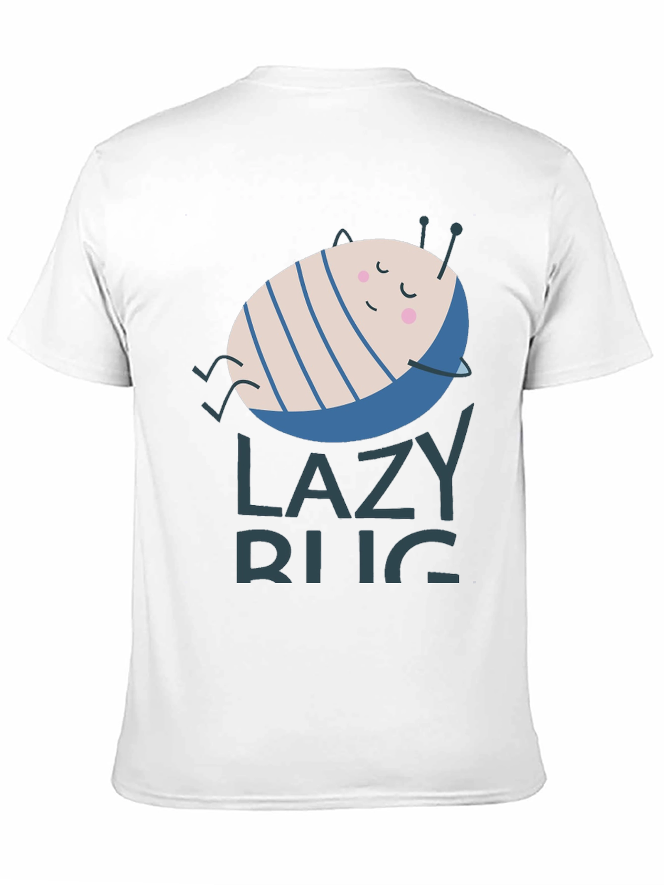 Black Lazy Bug Graphic T-Shirt - Relaxed Fit, Soft Cotton view 11
