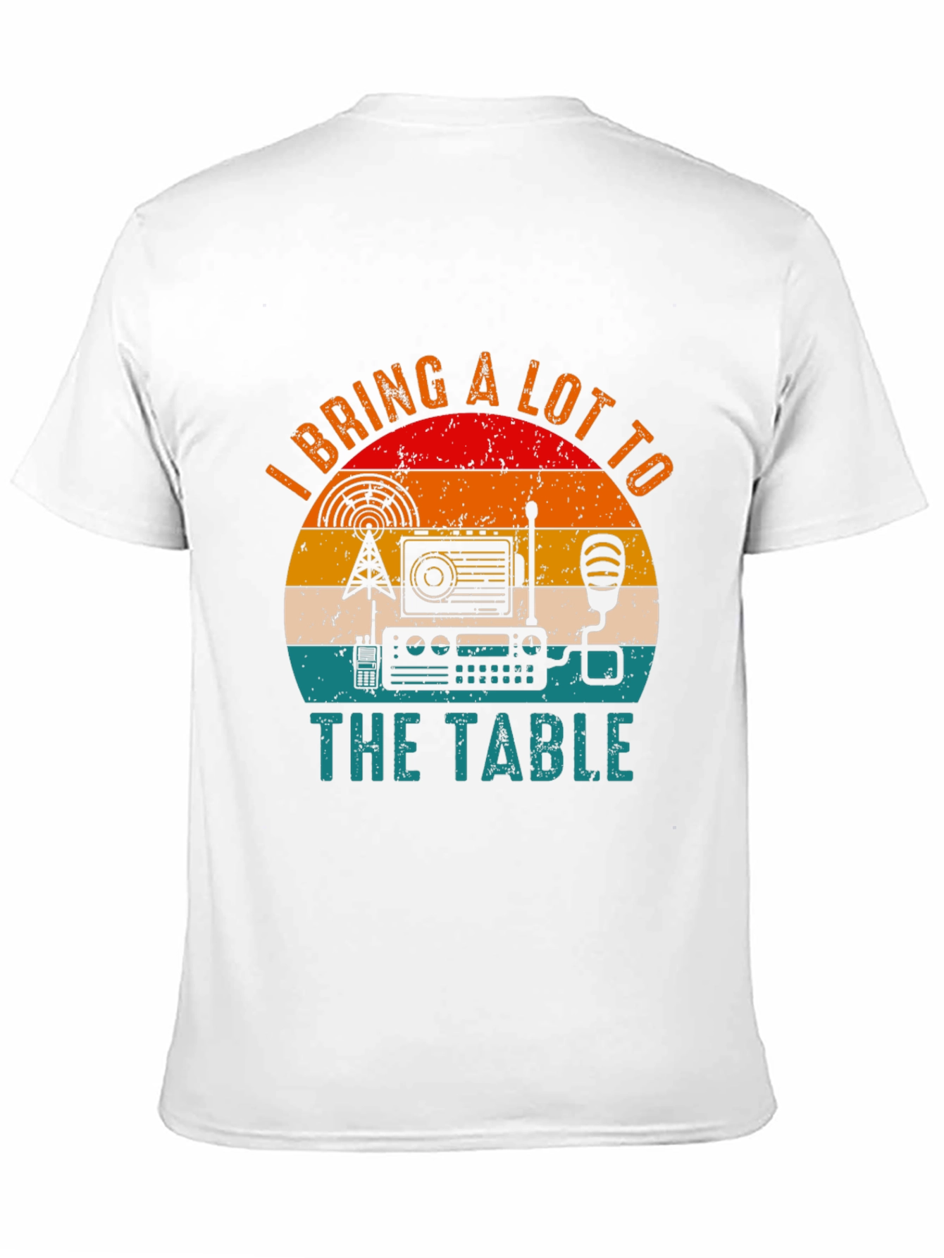 Black Ham Radio Operator T-Shirt - I Bring A Lot To The Table view 11