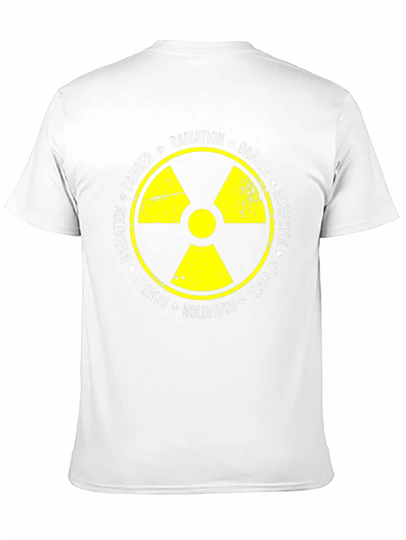 Black Radiation Danger Symbol Graphic Tee view 11