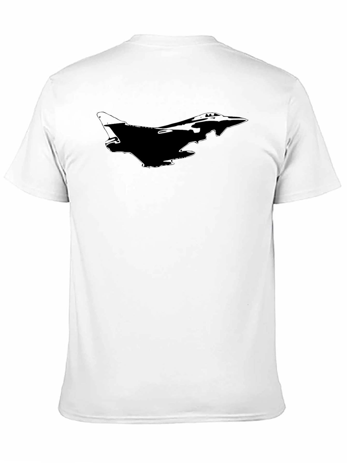 Black Stealth Jet Silhouette T-Shirt - Black view 11