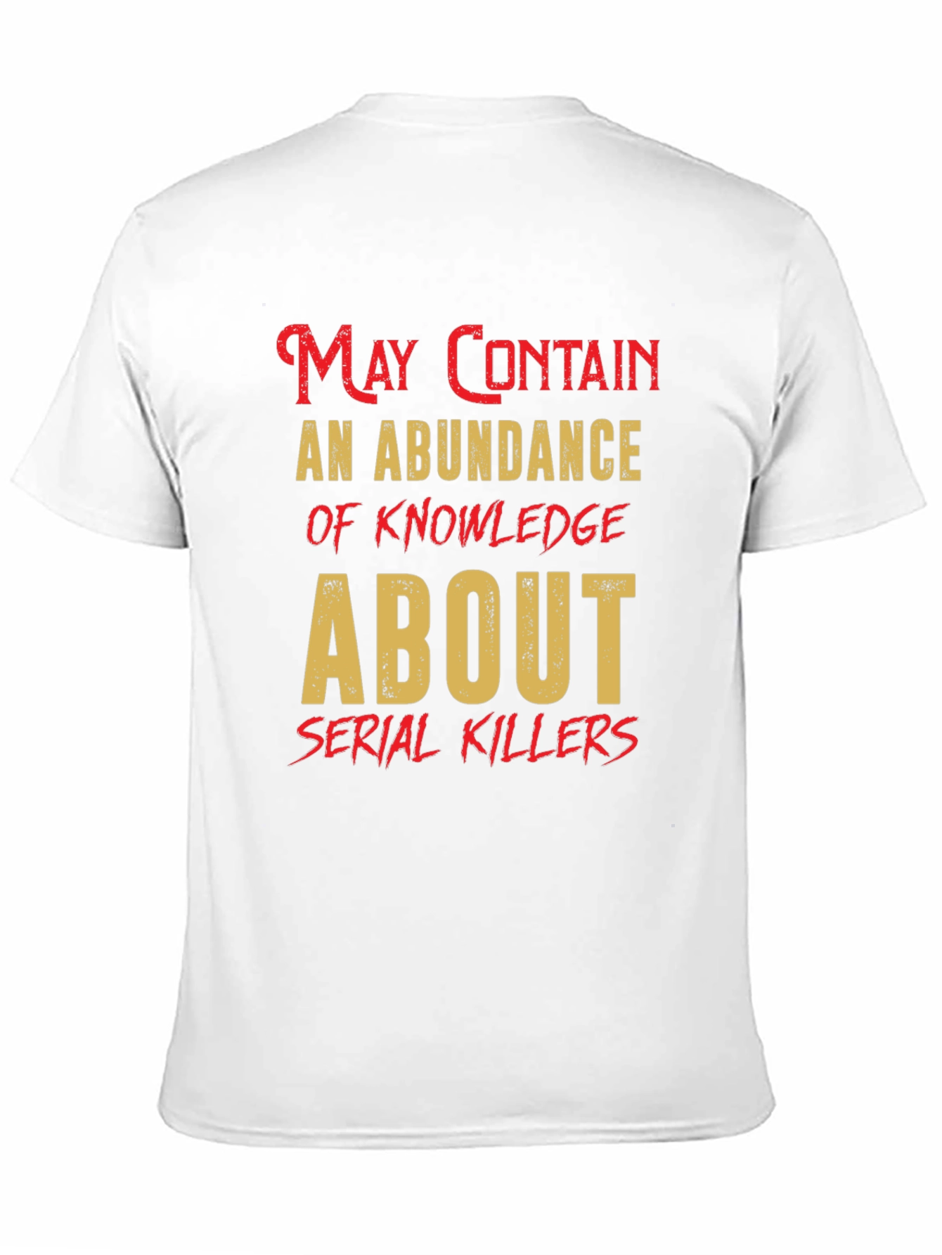 Black Serial Killers Knowledge T-Shirt view 11