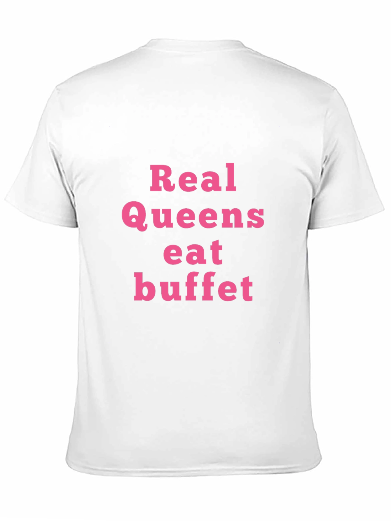Black Real Queens Eat Buffet T-Shirt - Funny Slogan Tee view 11