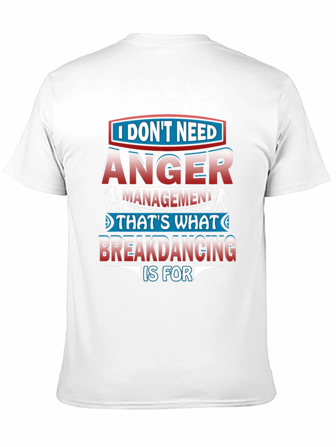 Black Anger Management Breakdancing T-Shirt view 11