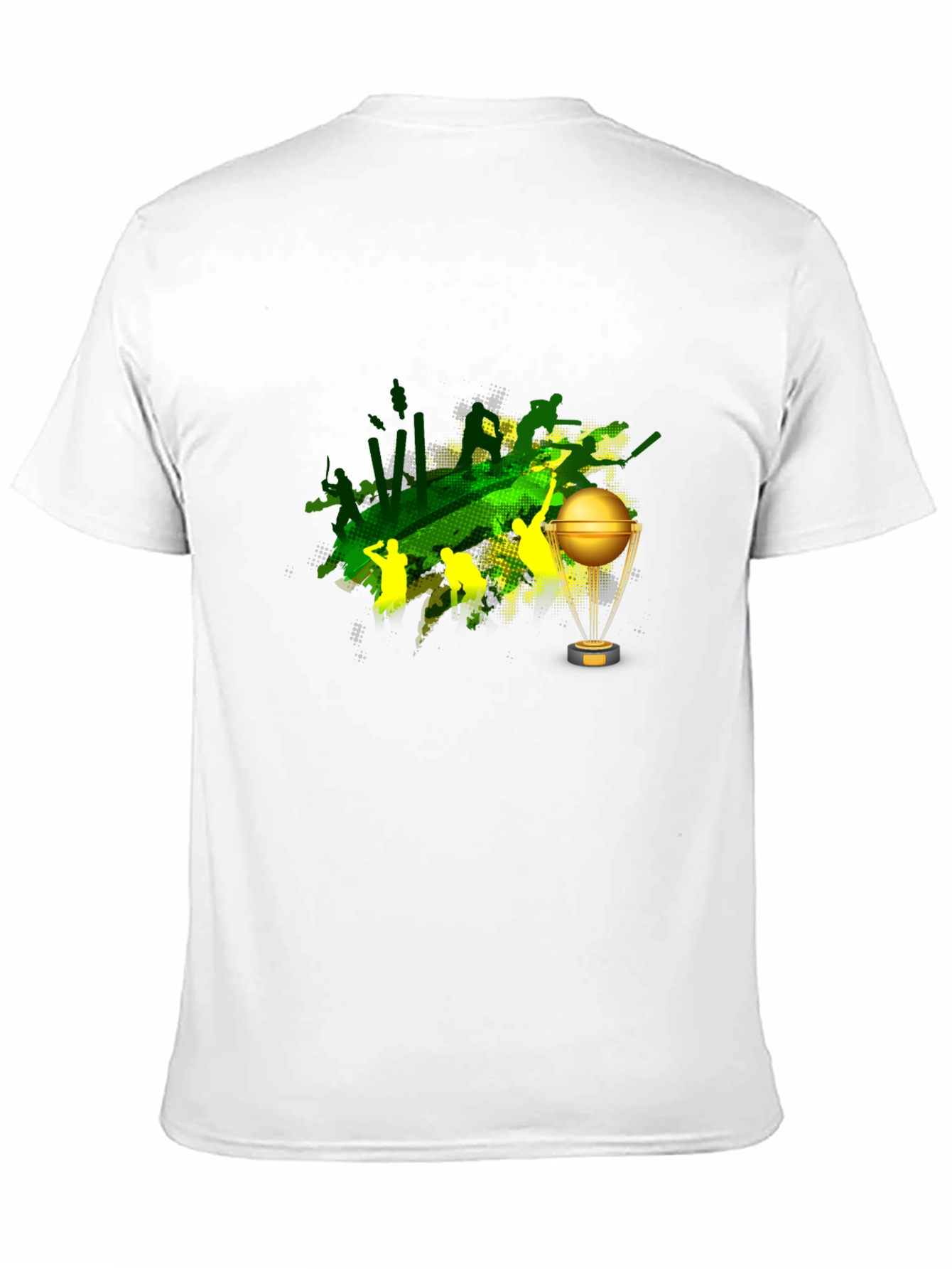 Cricket World Cup Graphic Tee - Black Cotton Blend - 11