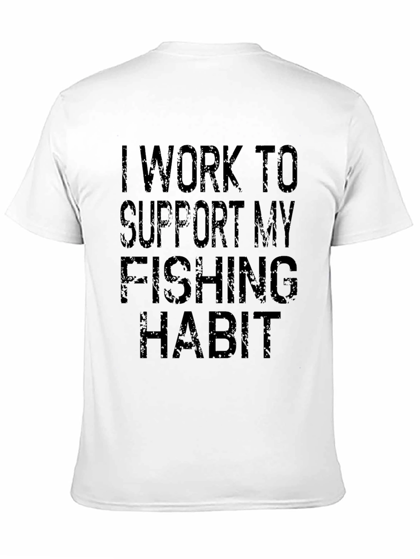 Fishing Habit Black T-Shirt - 11