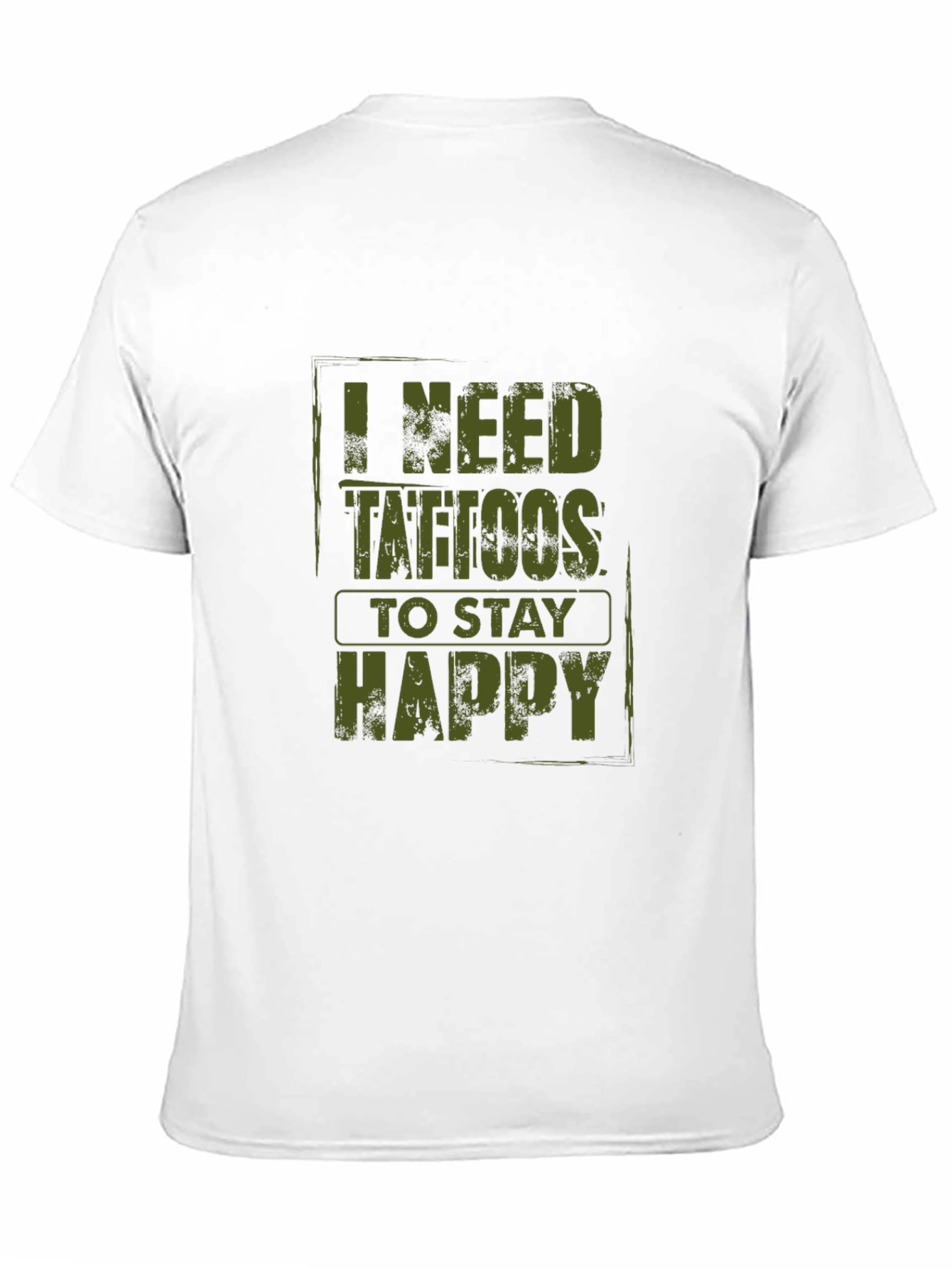 Black I Need Tattoos To Stay Happy Graphic Tee view 11