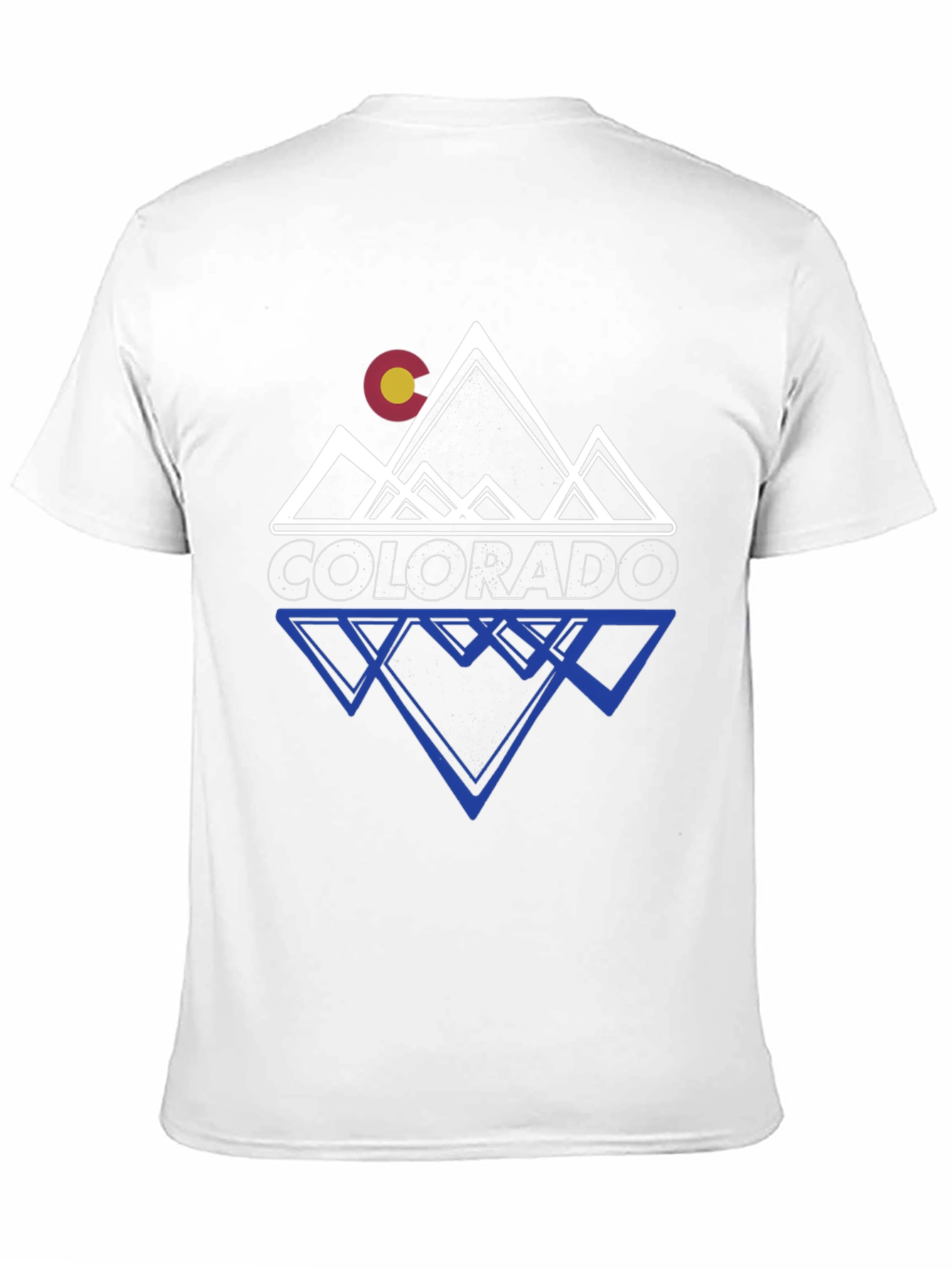 Black Colorado Mountains Graphic Tee - Black Casual T-Shirt view 11