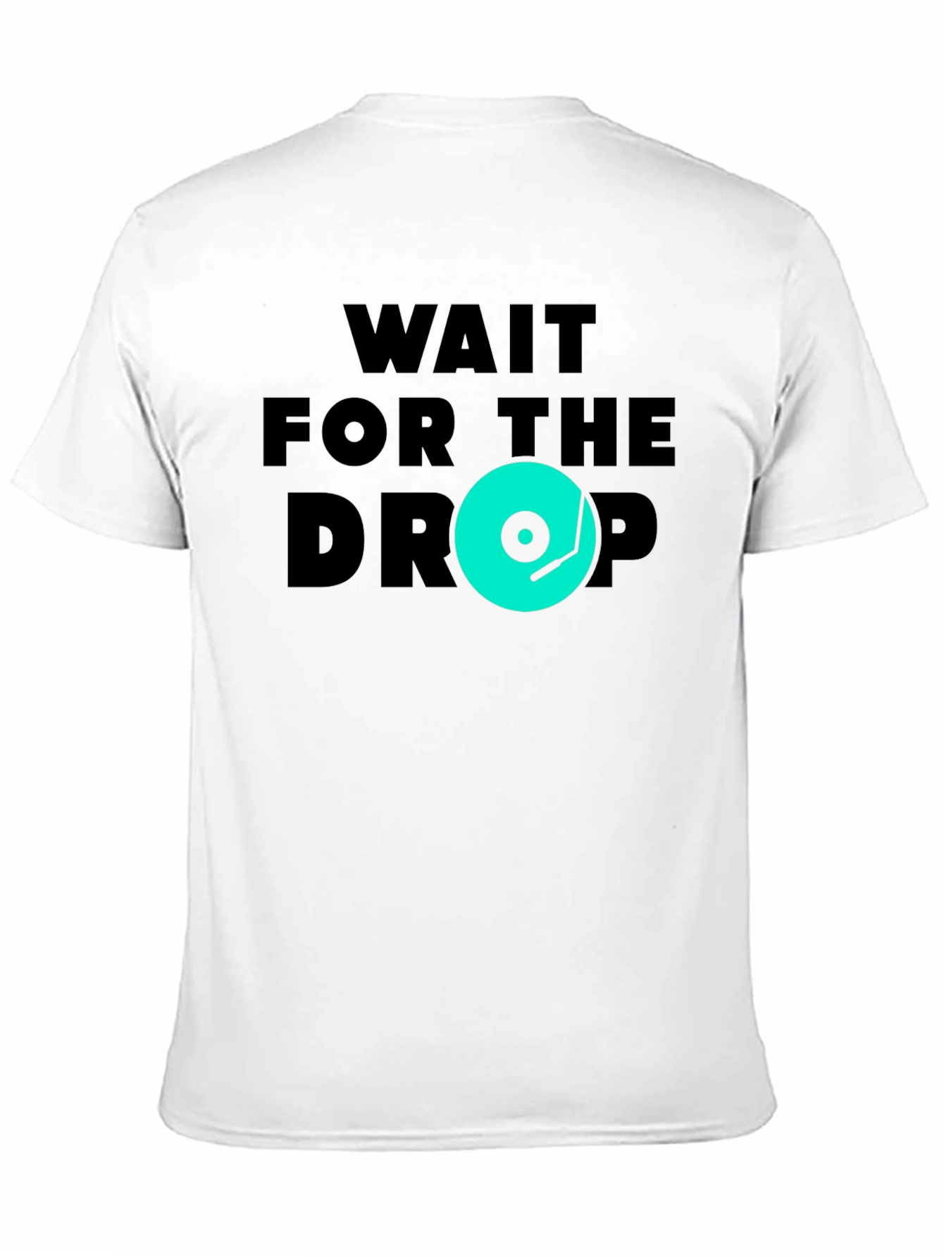 Black Wait for the Drop Graphic Tee view 11