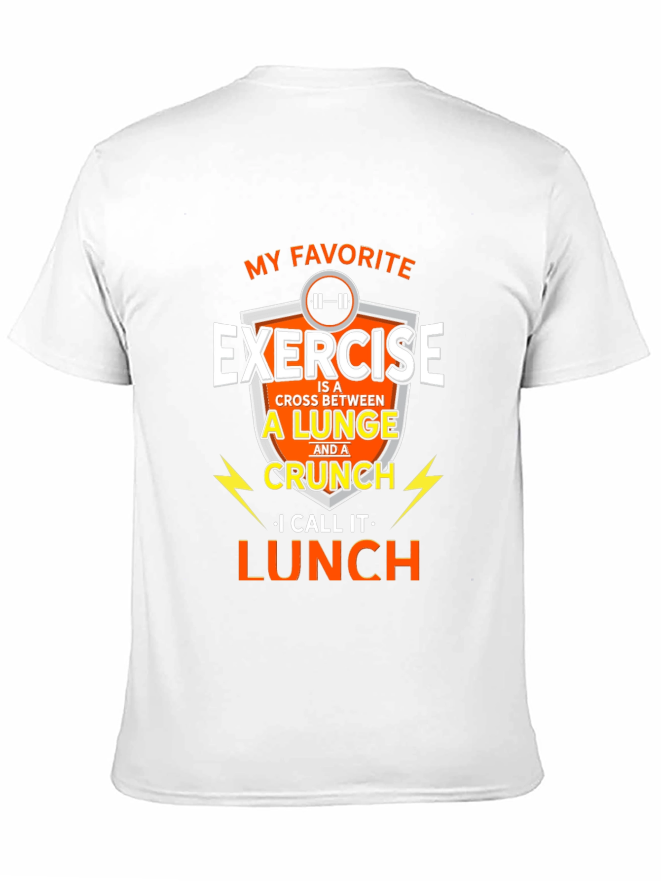 Black My Favorite Exercise T-Shirt - Funny Workout Tee view 11