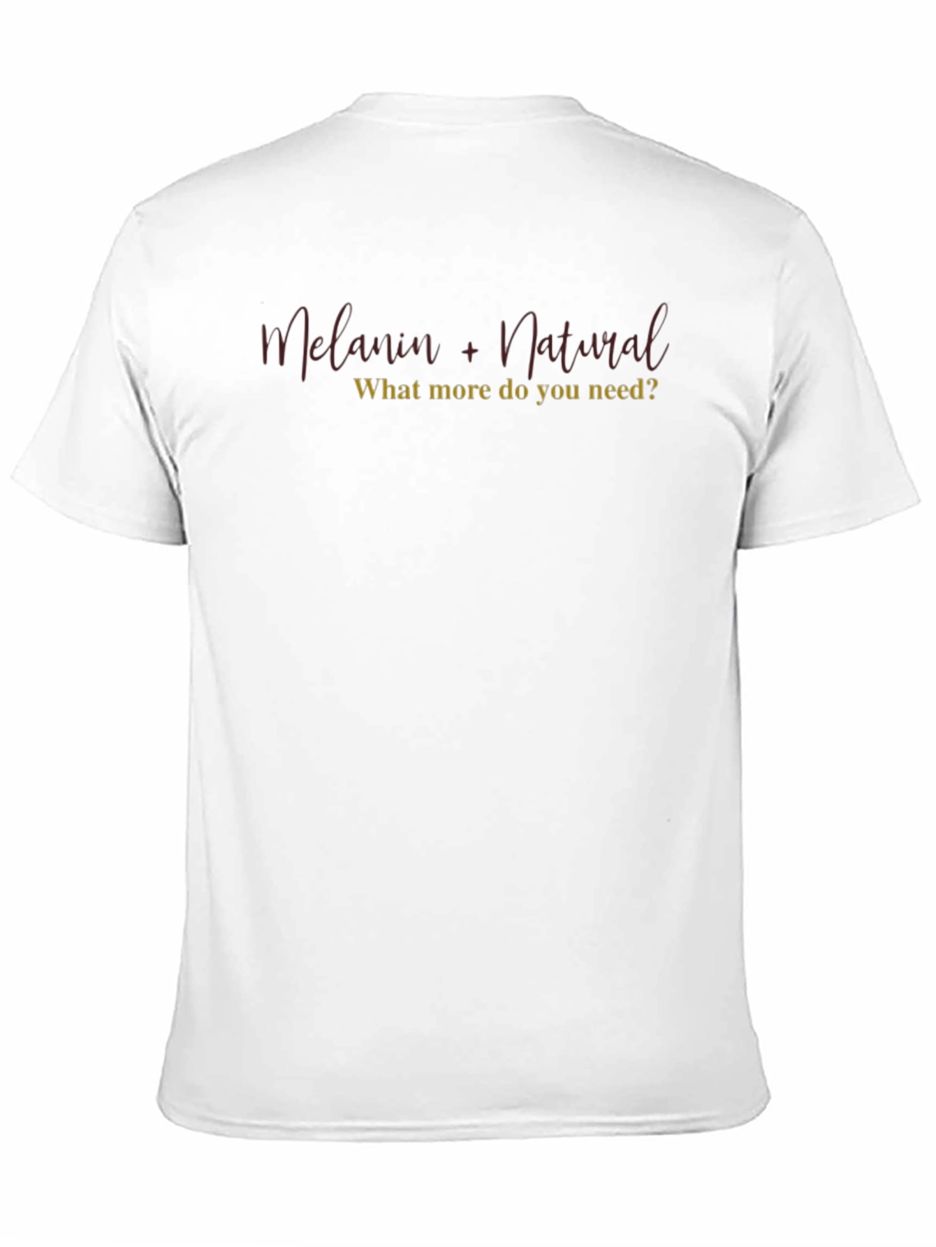 Black Melanin + Natural Tee view 11