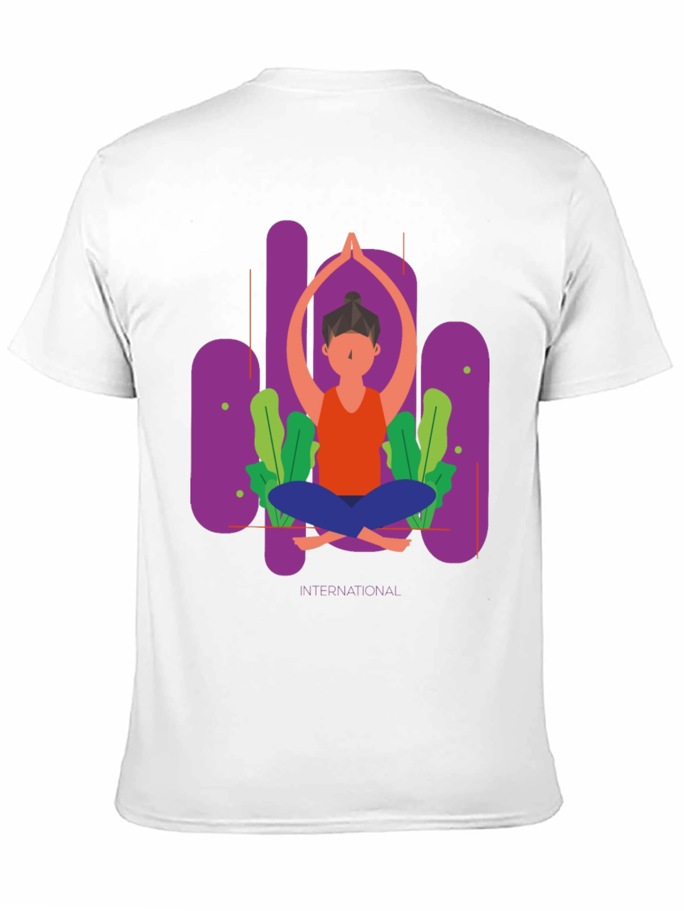 Black Yoga International T-Shirt view 11