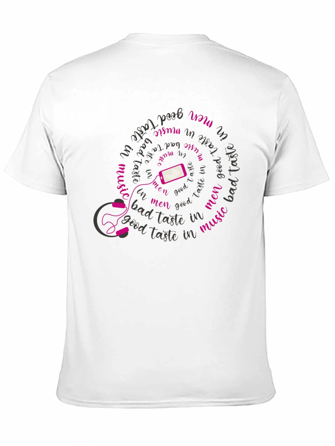 Black Music Lover T-Shirt - Bad Taste in Music view 11