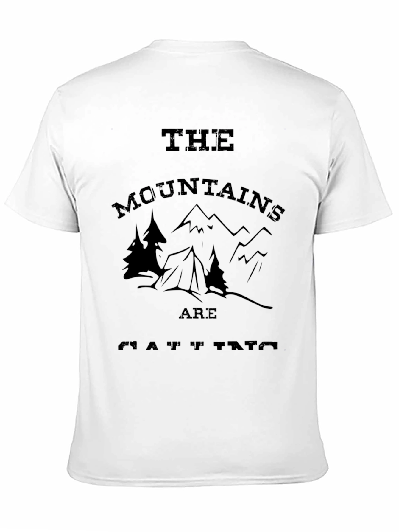 Black Mountains Are Calling Black T-Shirt view 11