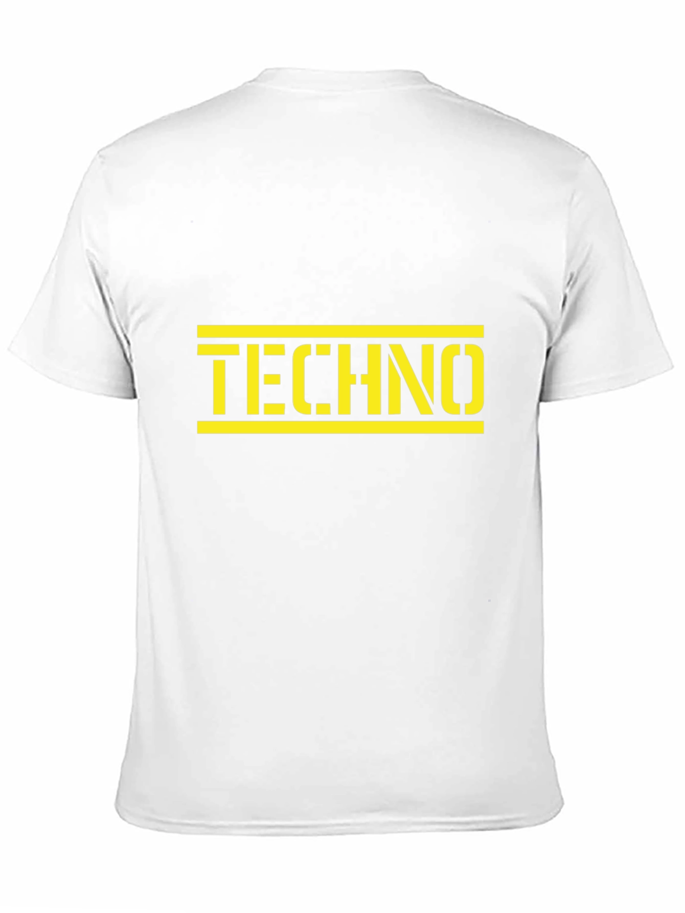 Black Techno Graphic Tee - Black Cotton view 11