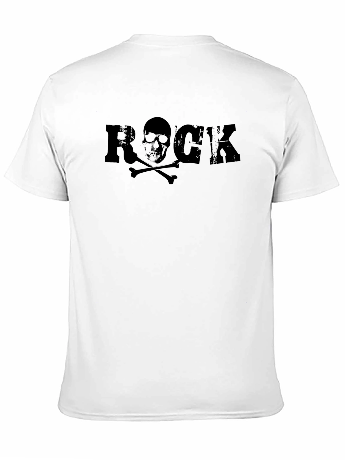 Black Rock Skull Graphic T-Shirt - Black view 11