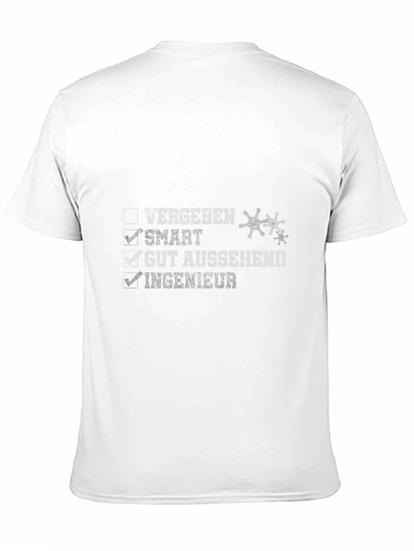 Black Engineer Humor T-Shirt - Smart Good Looking Taken view 11