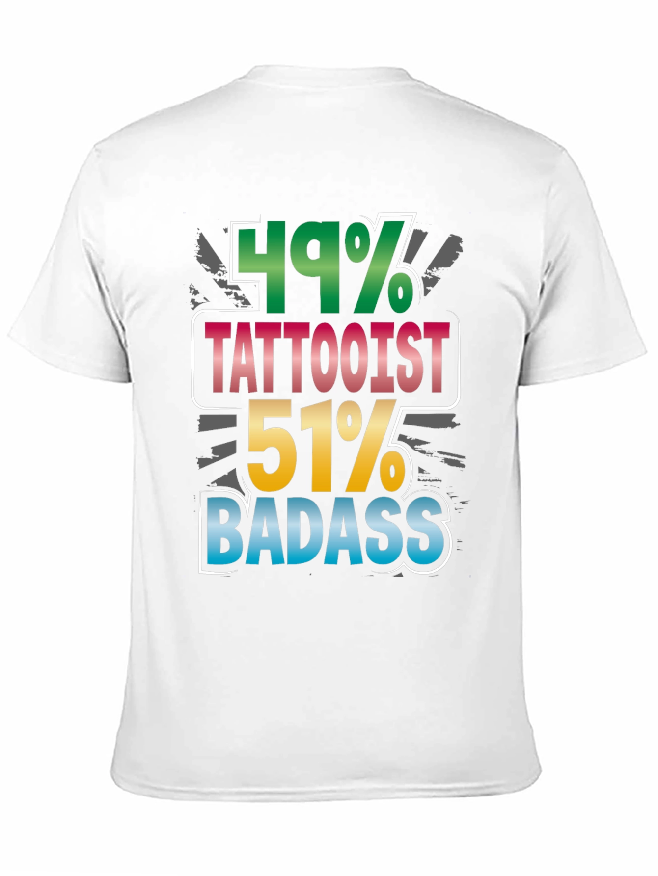 Black Funny Tattoo Artist Badass Graphic Tee view 11