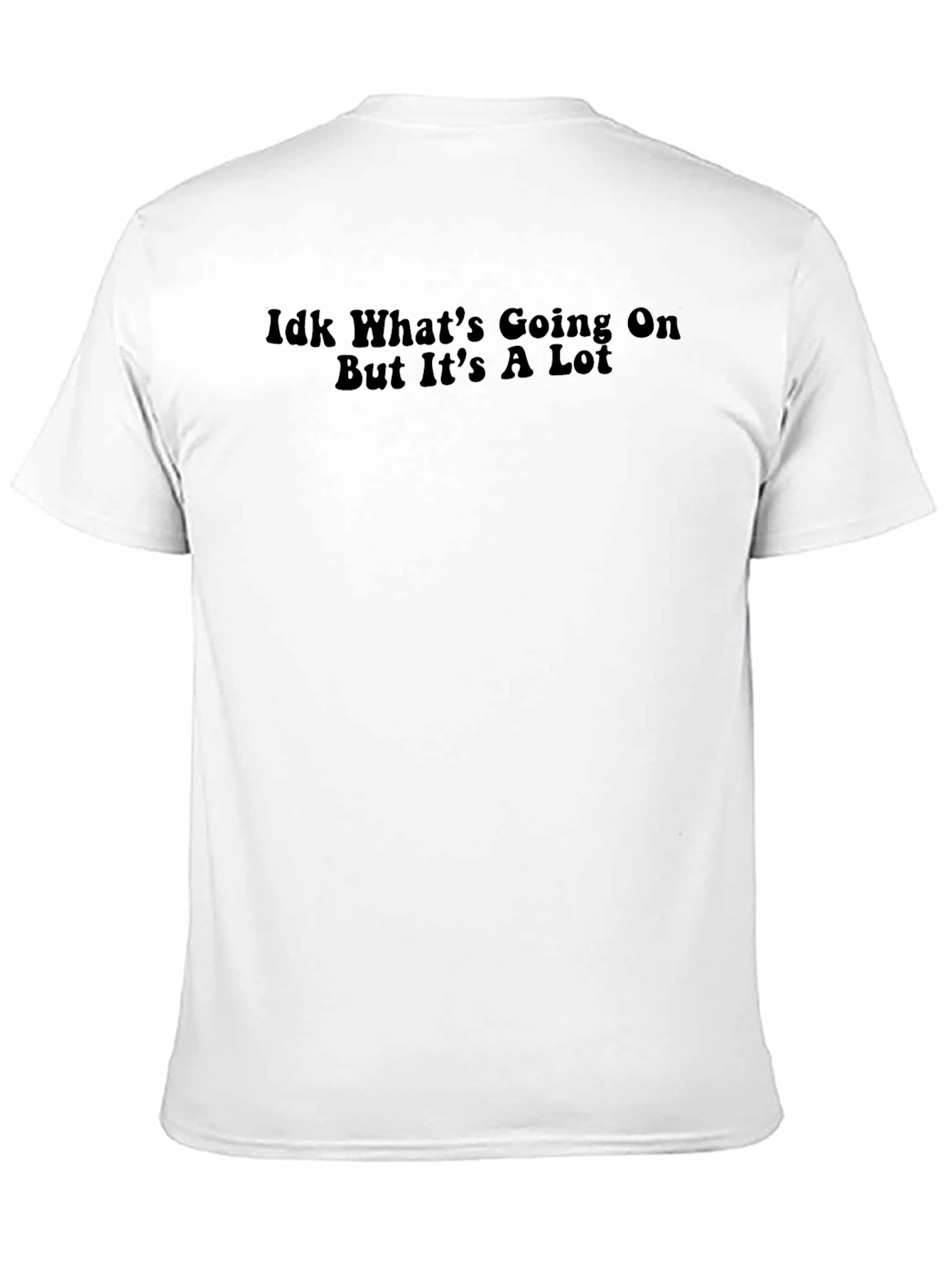 Black Idk What's Going On Graphic Tee - Black view 11
