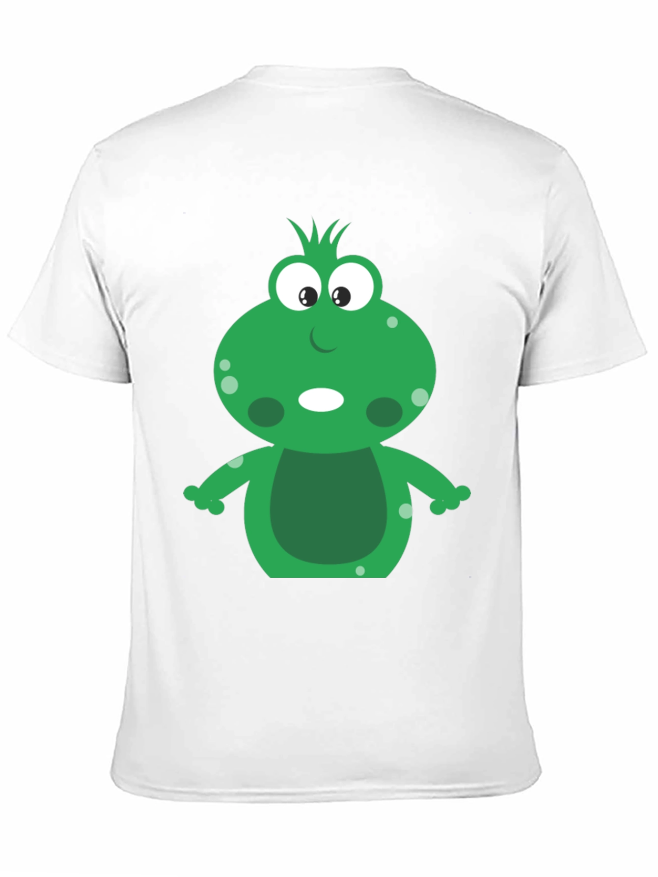 Black Cute Frog Graphic T-Shirt - Unisex view 11