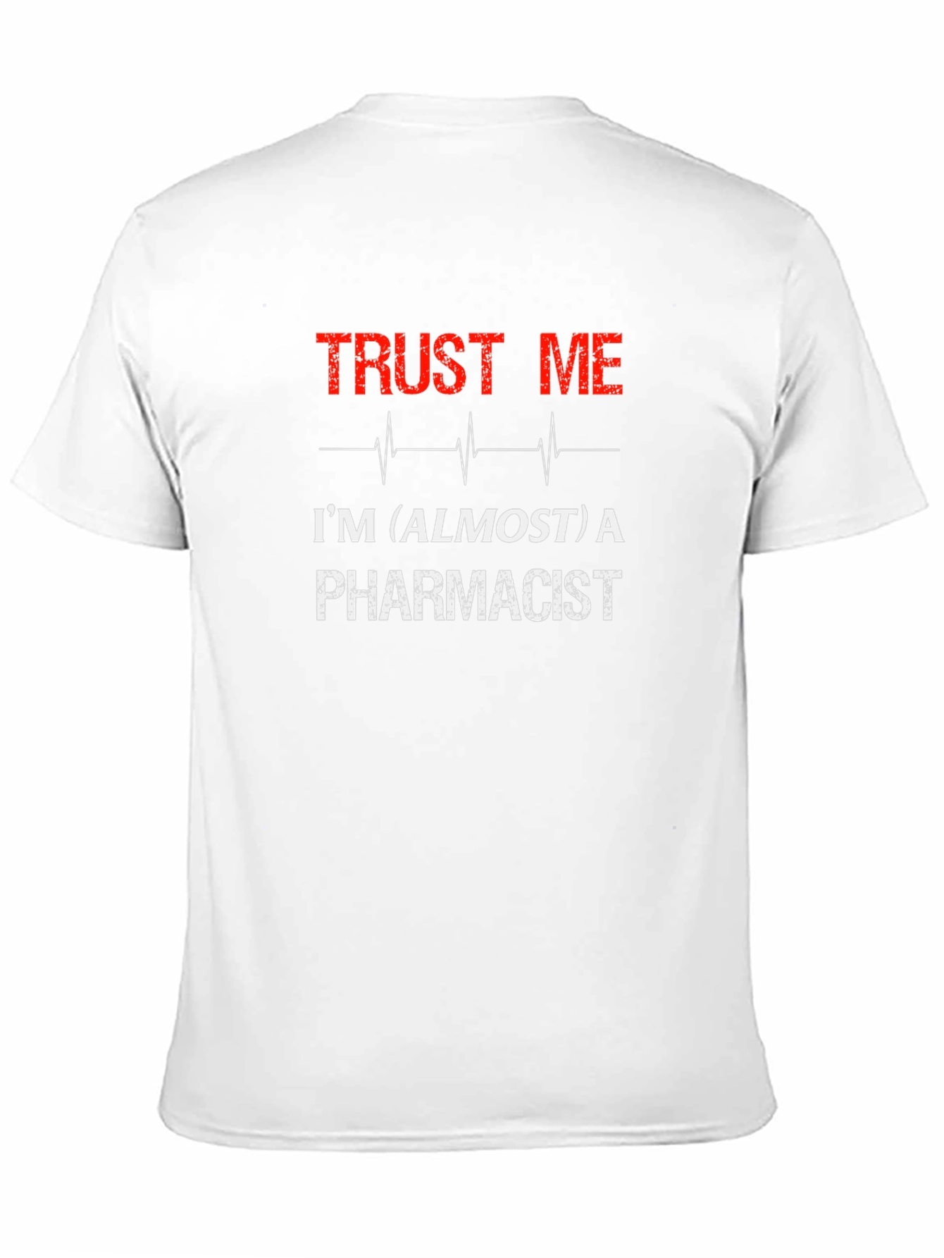 Black Trust Me I'm Almost a Pharmacist Black T-Shirt view 11