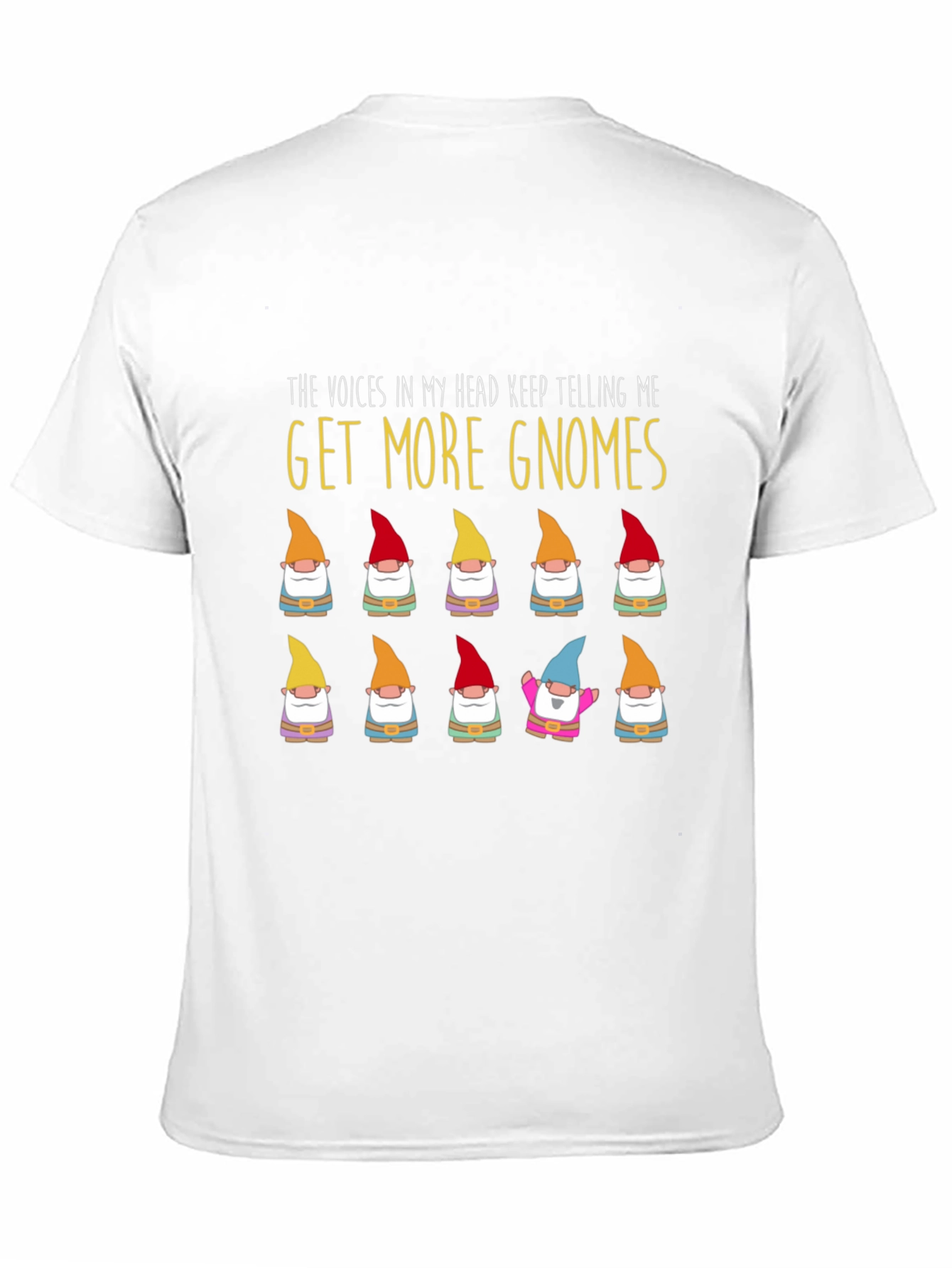 Black Get More Gnomes Graphic T-Shirt view 11