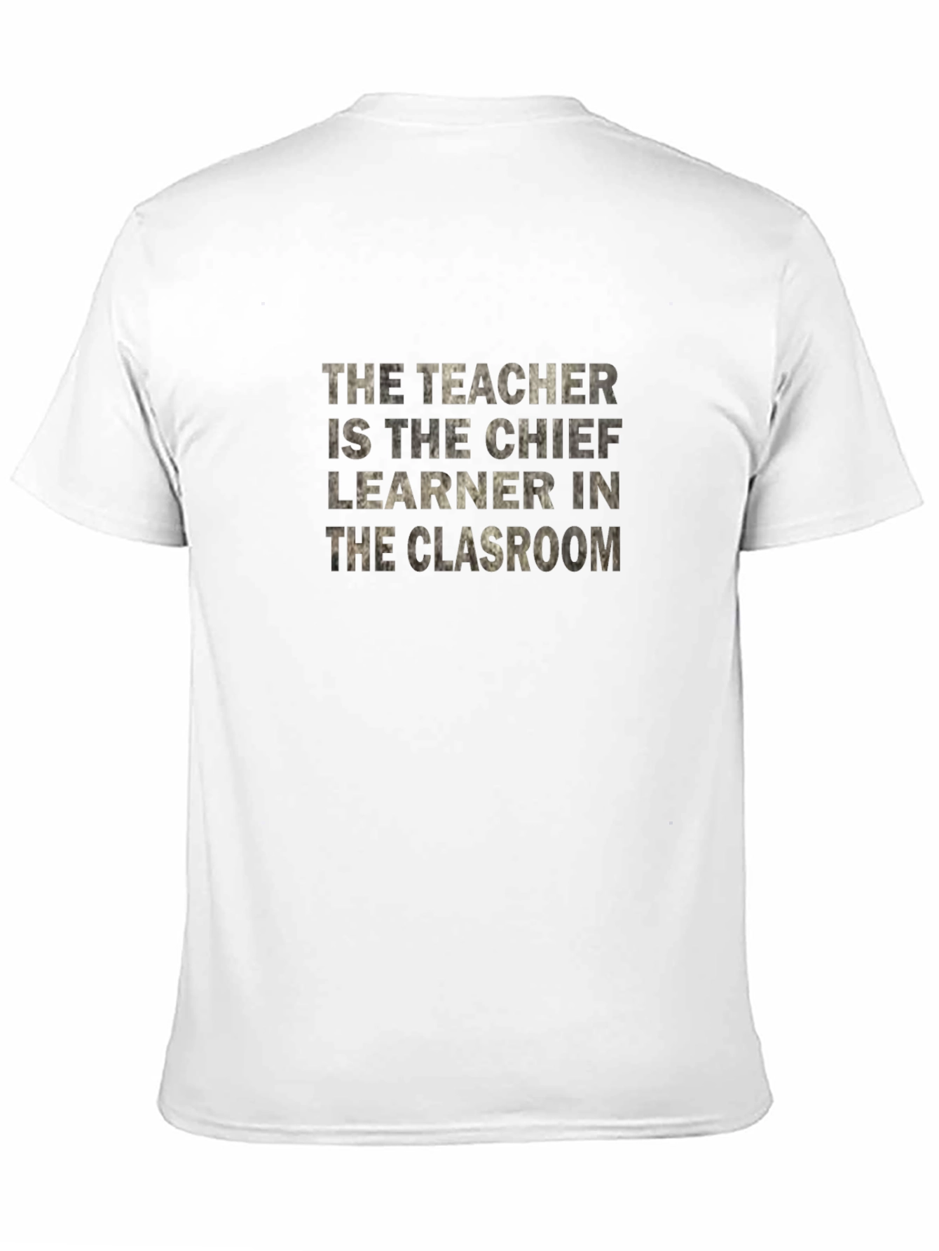 Black Teacher Chief Learner Black Cotton Tee view 11