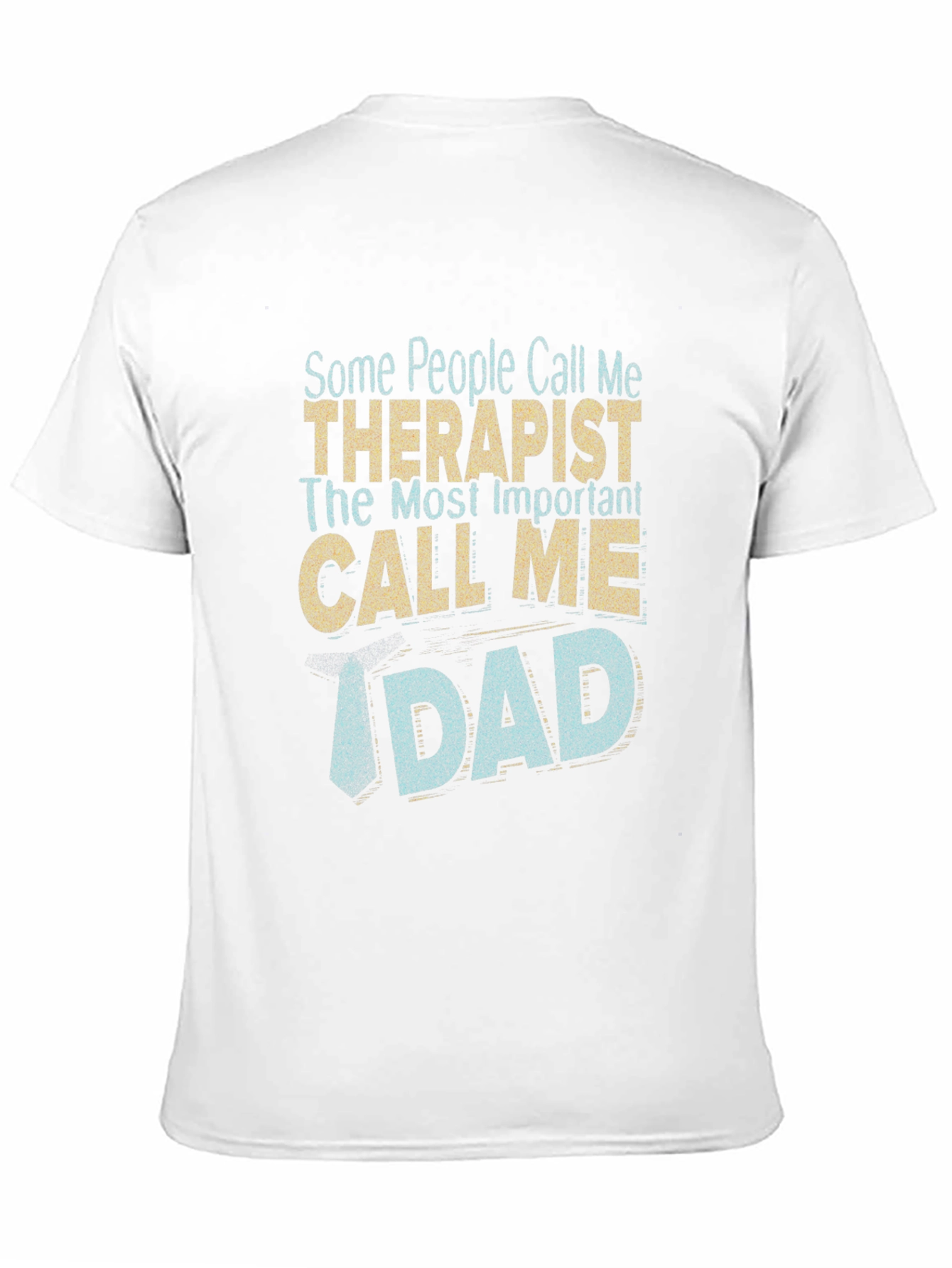Black Therapist Dad Graphic T-Shirt view 11