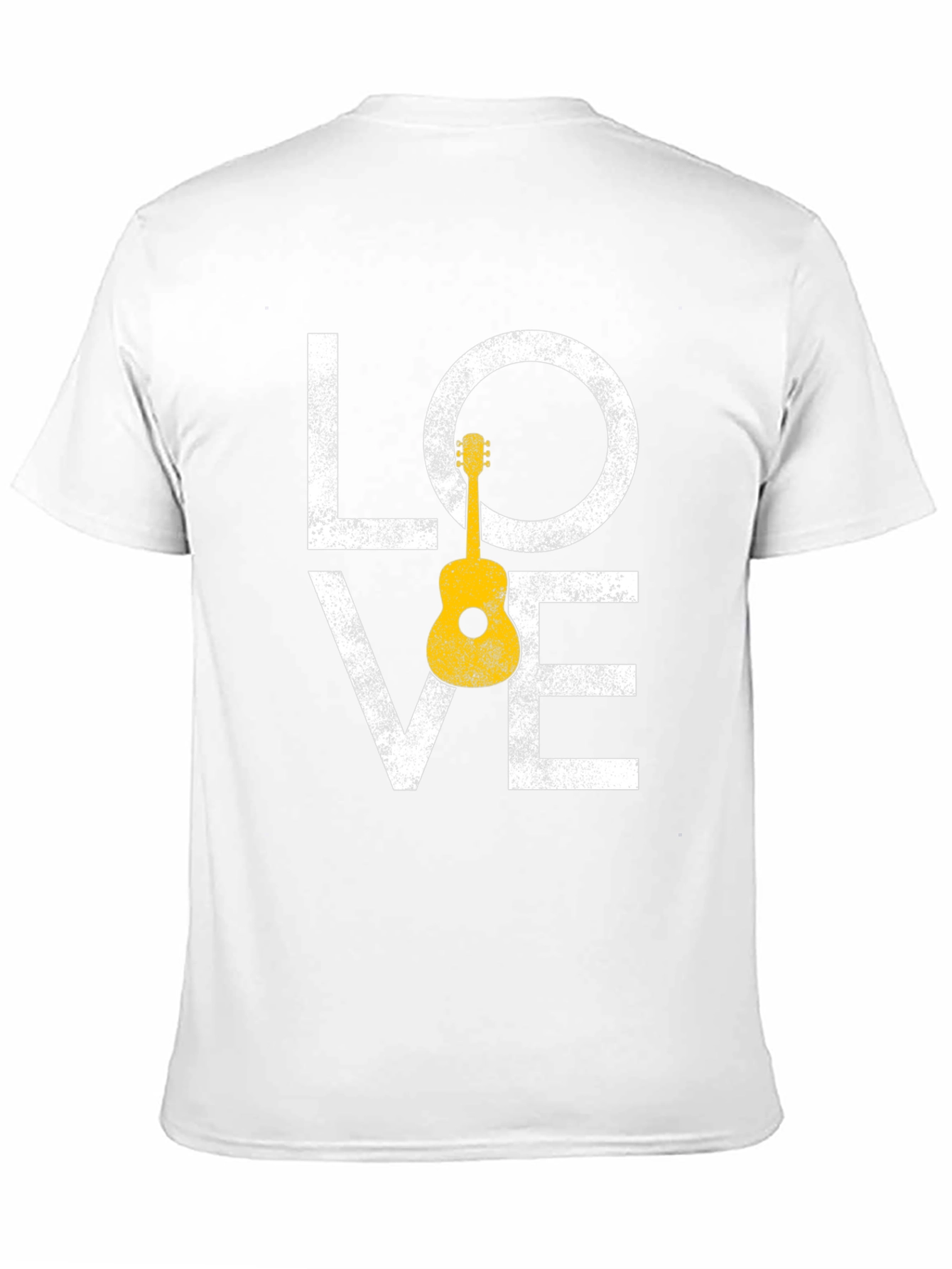 Black Love Guitar Graphic Tee - Black view 11