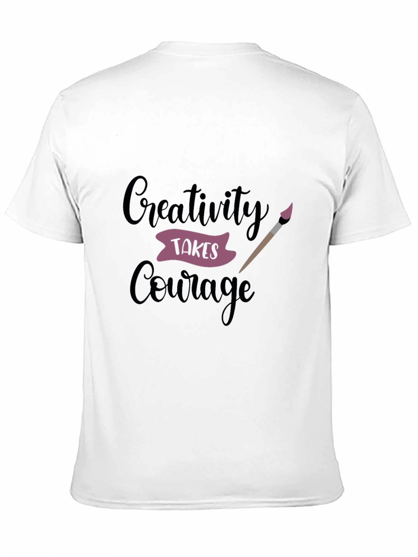 Black Creativity Takes Courage Black Graphic Tee view 11