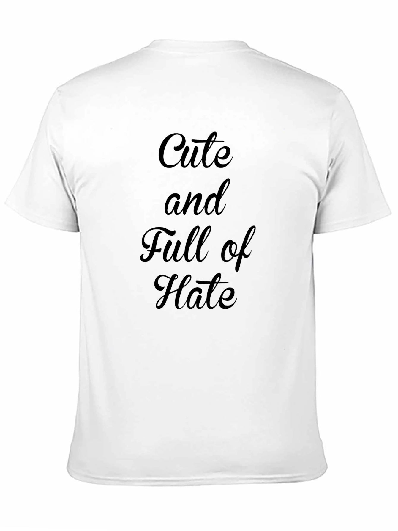 Black Cute and Full of Hate - Graphic Tee view 11