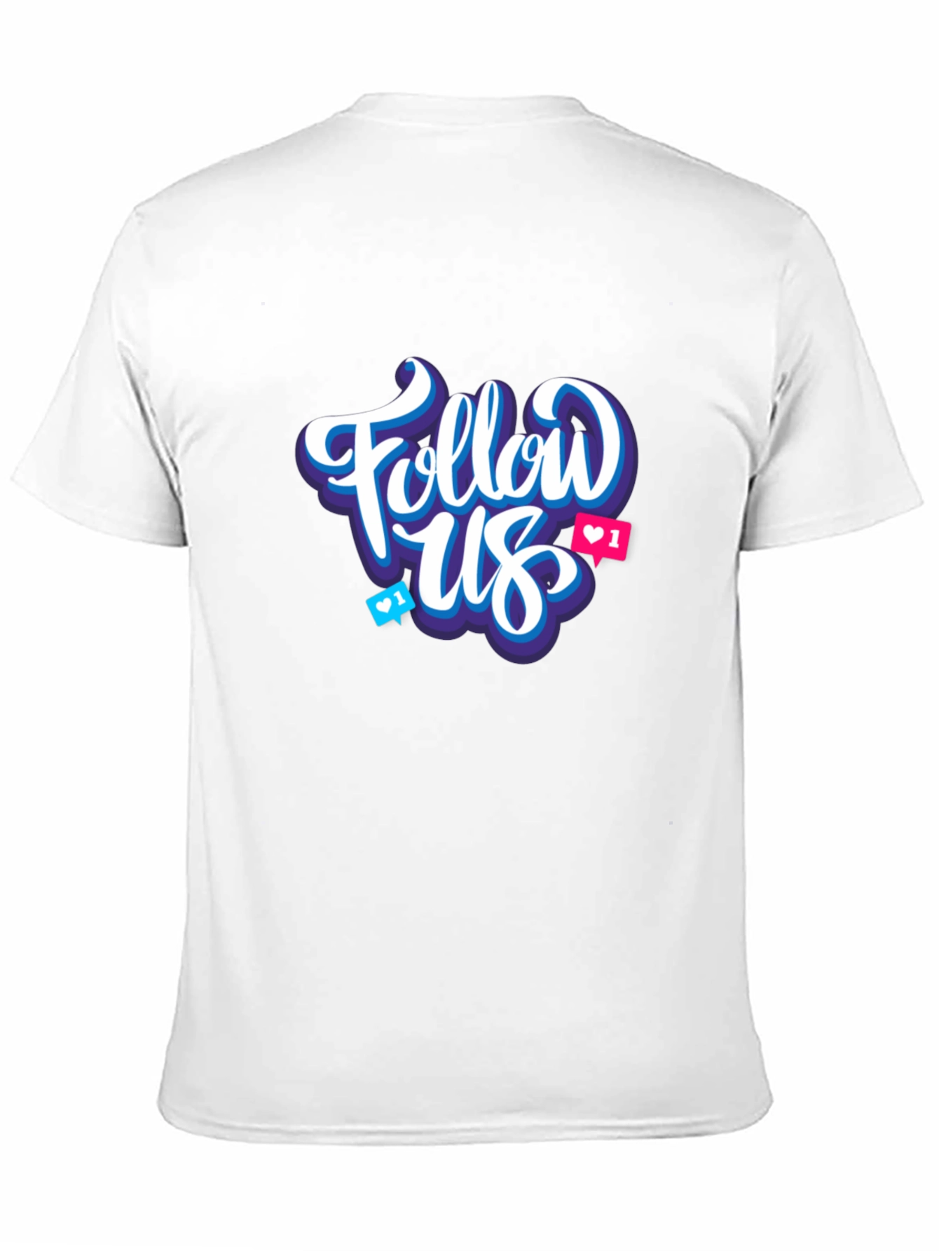 Black Follow Us Graphic T-Shirt view 11