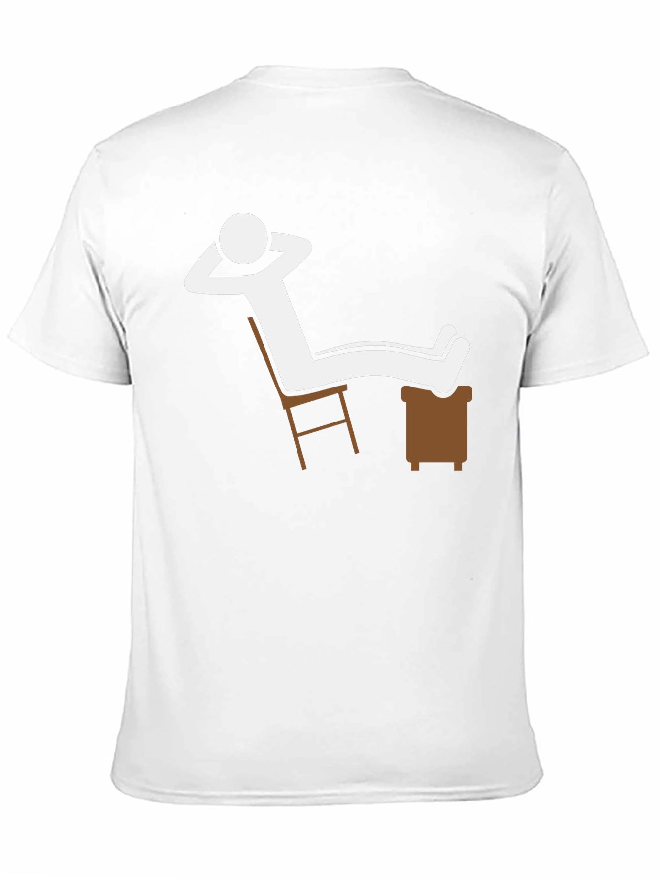 Black Relaxing Stick Figure T-Shirt - Casual Comfort view 11