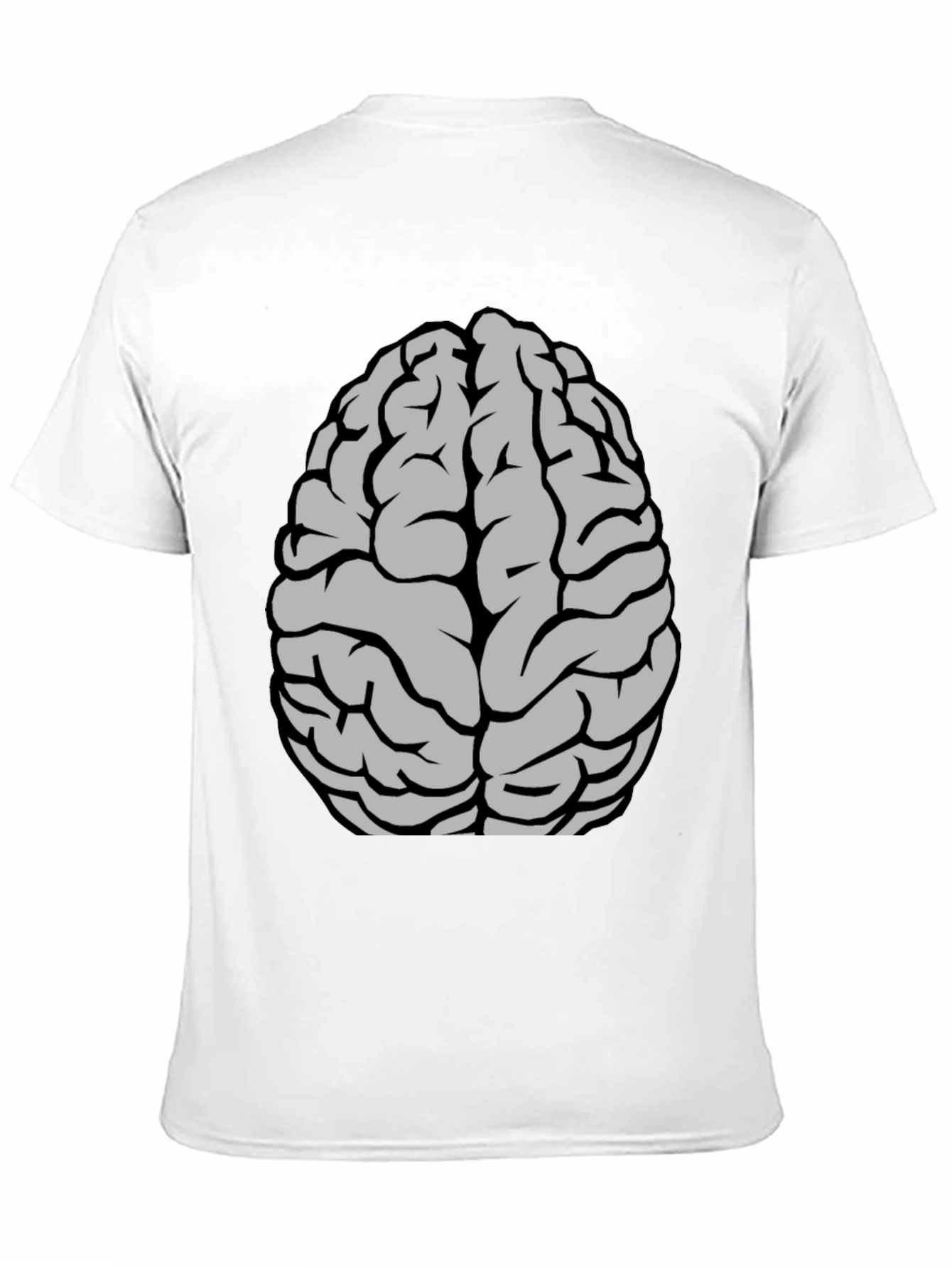Black Brain Graphic T-Shirt - Clever & Comfy Tee view 11