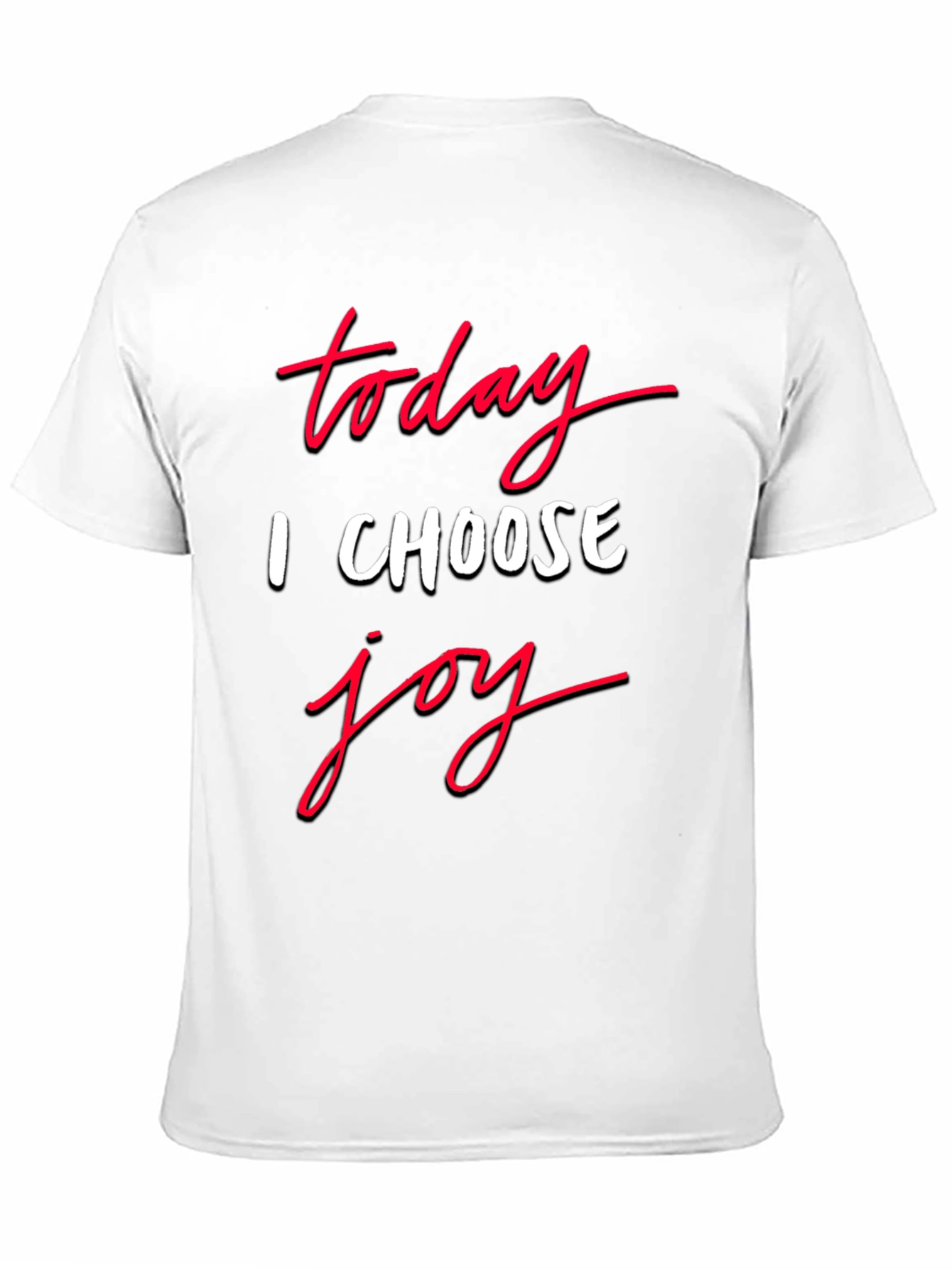 Black Choose Joy Graphic Tee - Inspirational T-Shirt view 11