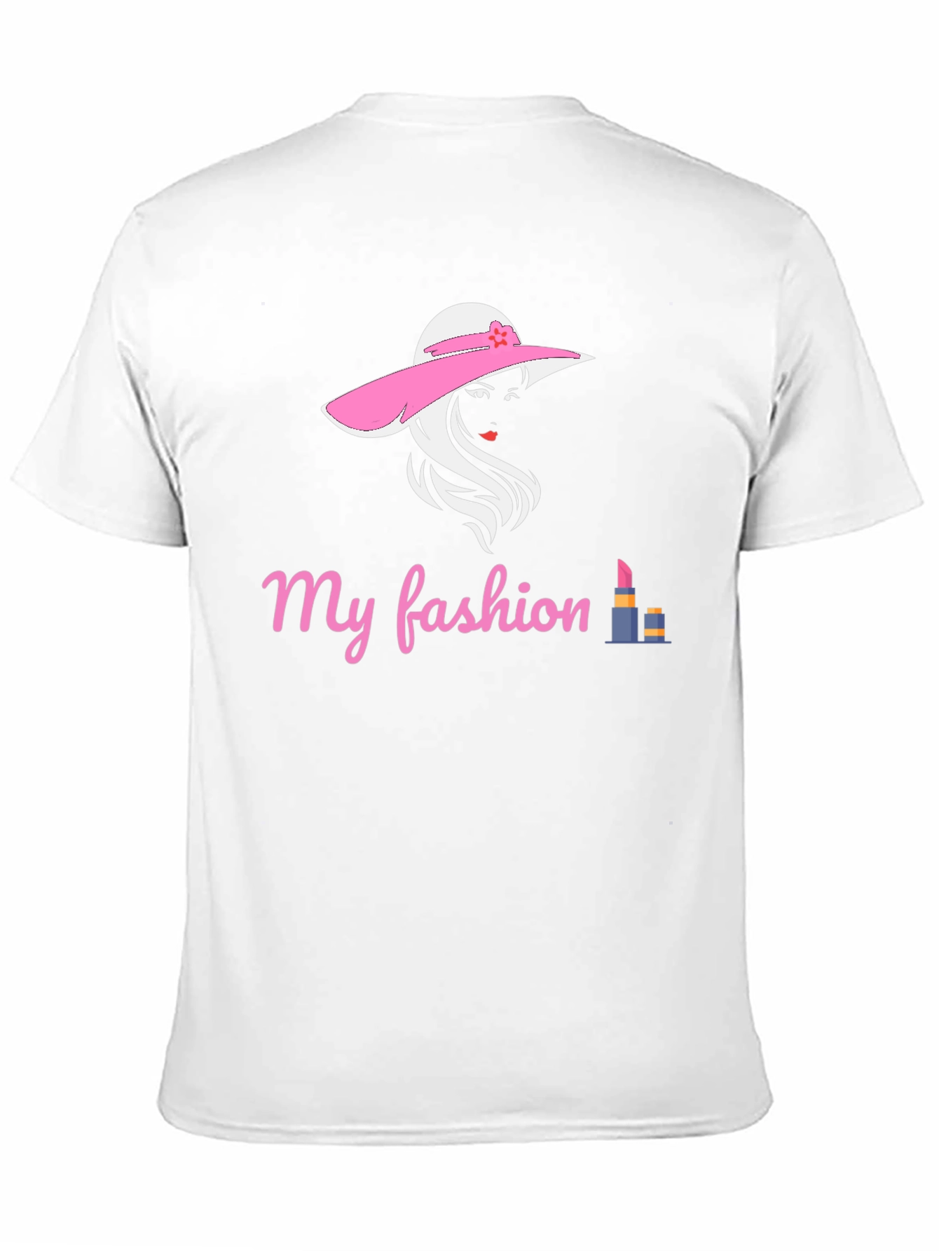 Black Stylish "My Fashion" Graphic T-Shirt view 11