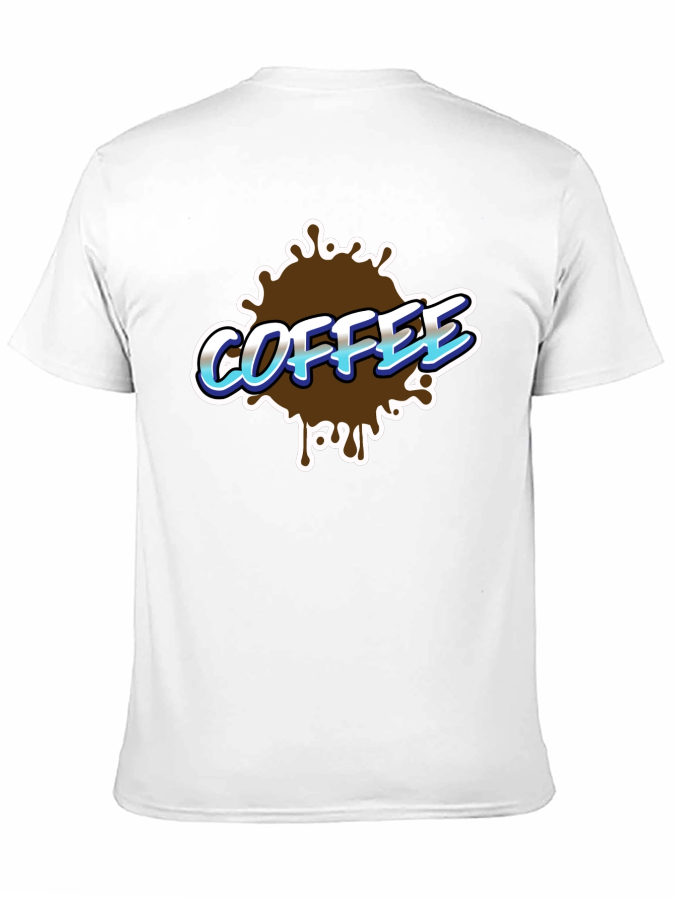 Black Coffee Splash Graphic T-Shirt - Black view 11