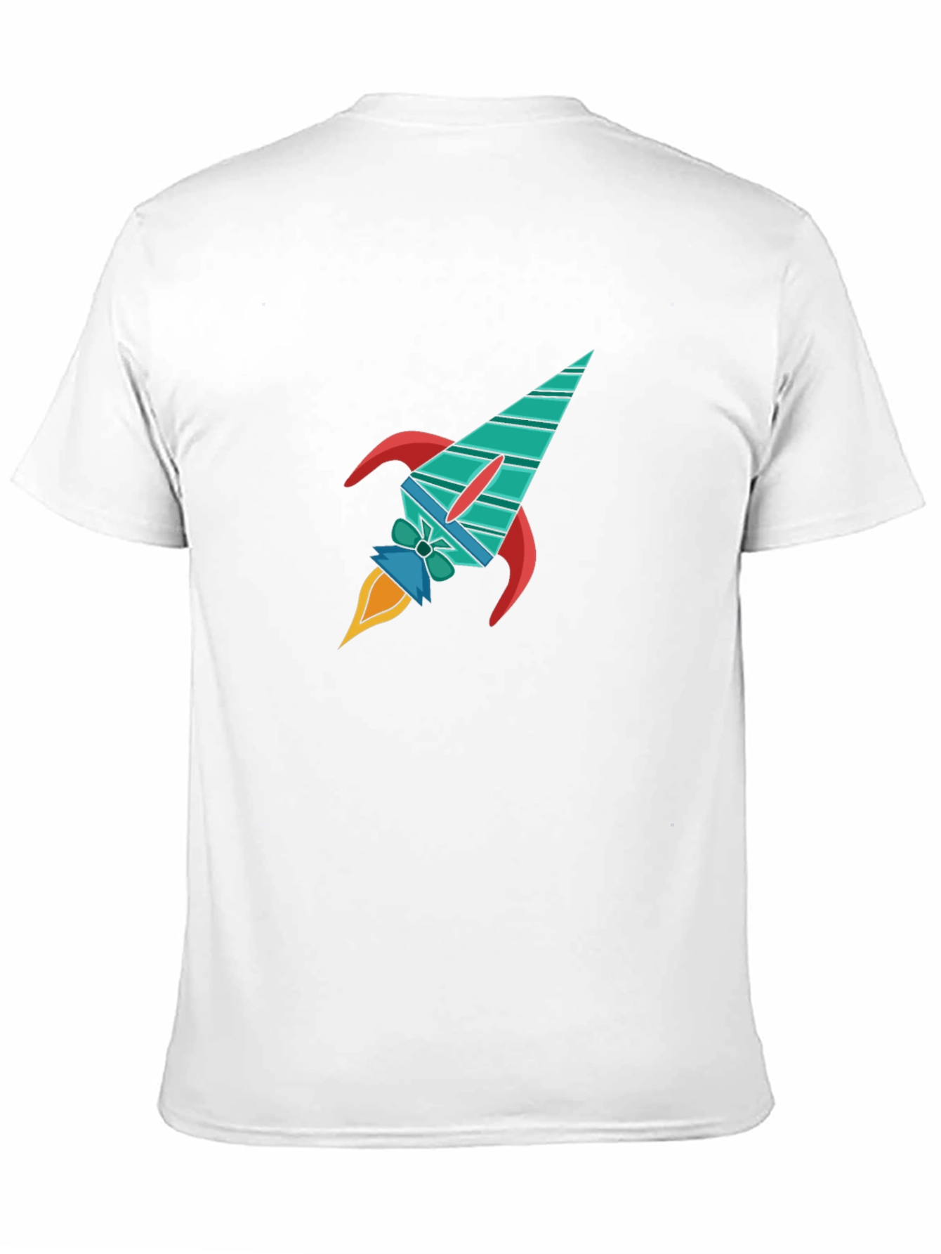 Black Rocket Graphic Black T-Shirt - Space Adventure Style view 11