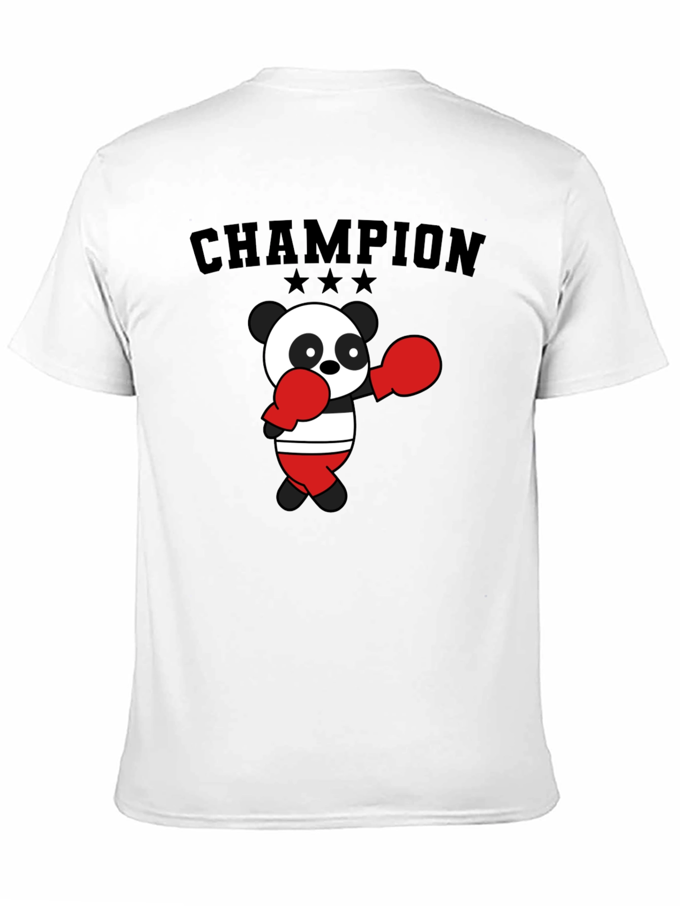 Black Champion Panda Boxing T-Shirt view 11