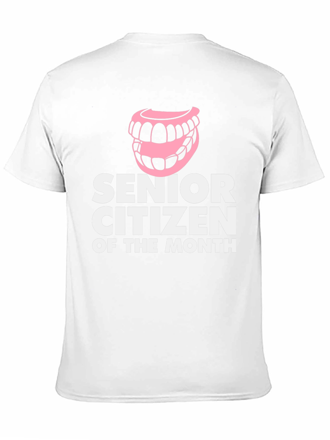 Black Senior Citizen of the Month T-Shirt Funny Dentures view 11
