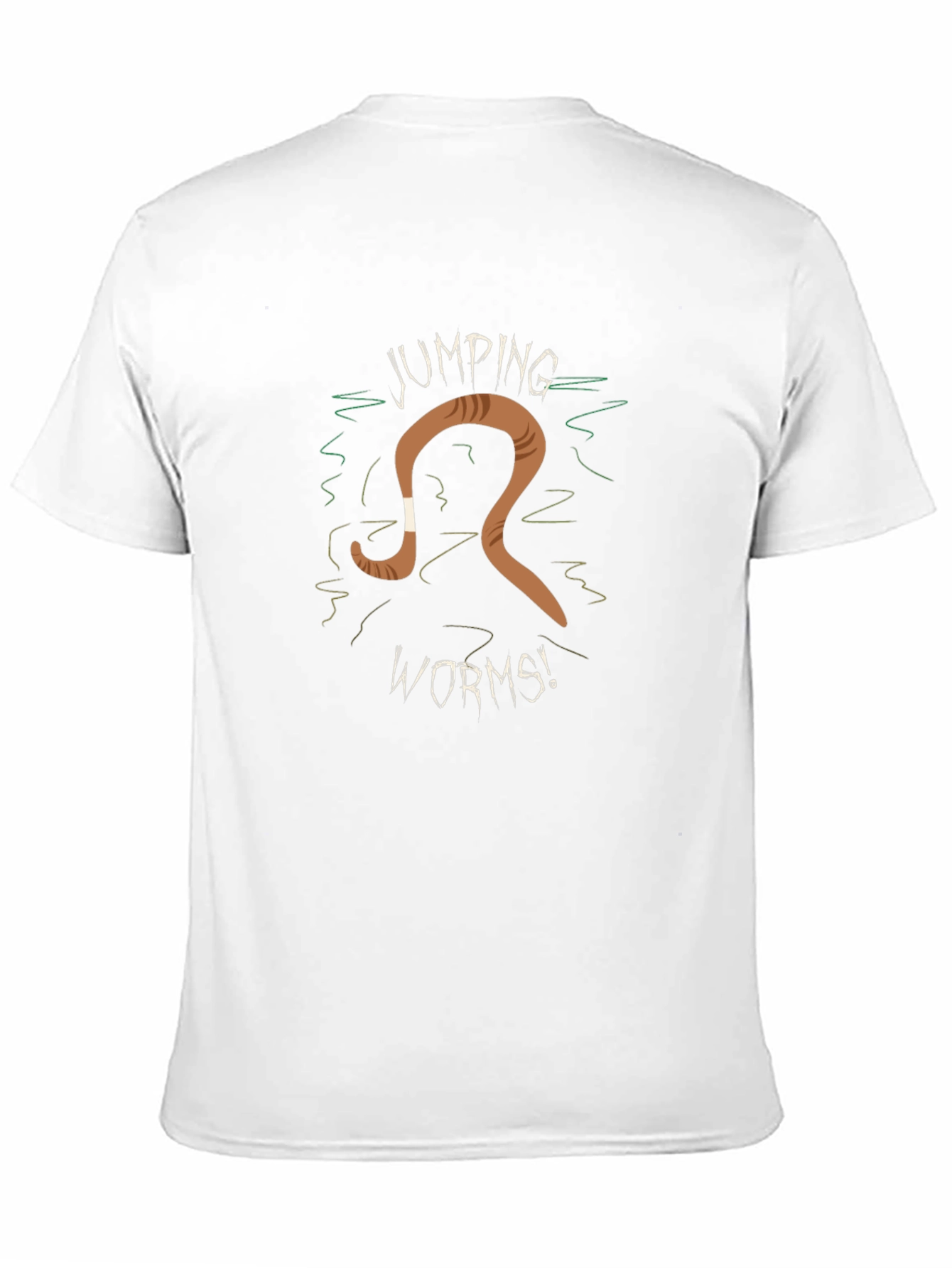 Black Jumping Worms Graphic Tee - Soft Cotton Blend view 11